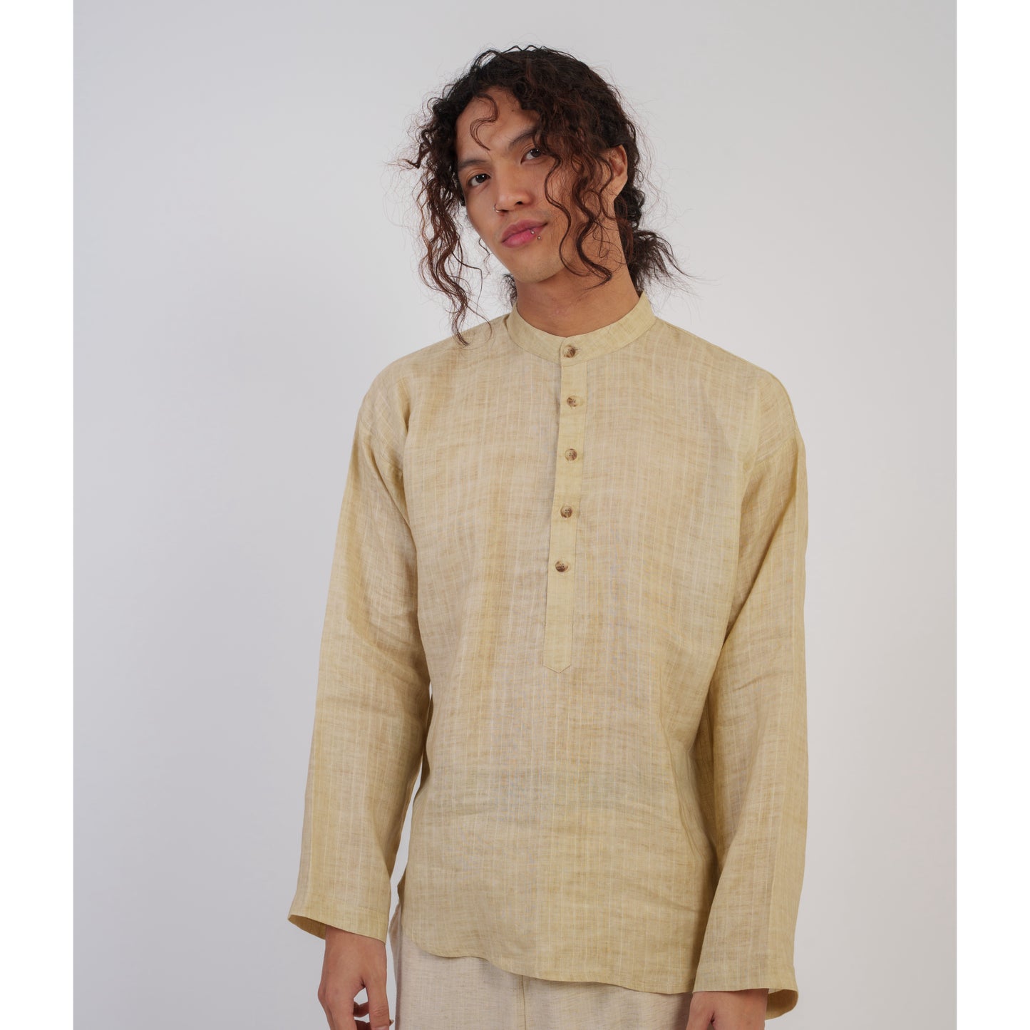 Kaze Top In Tan