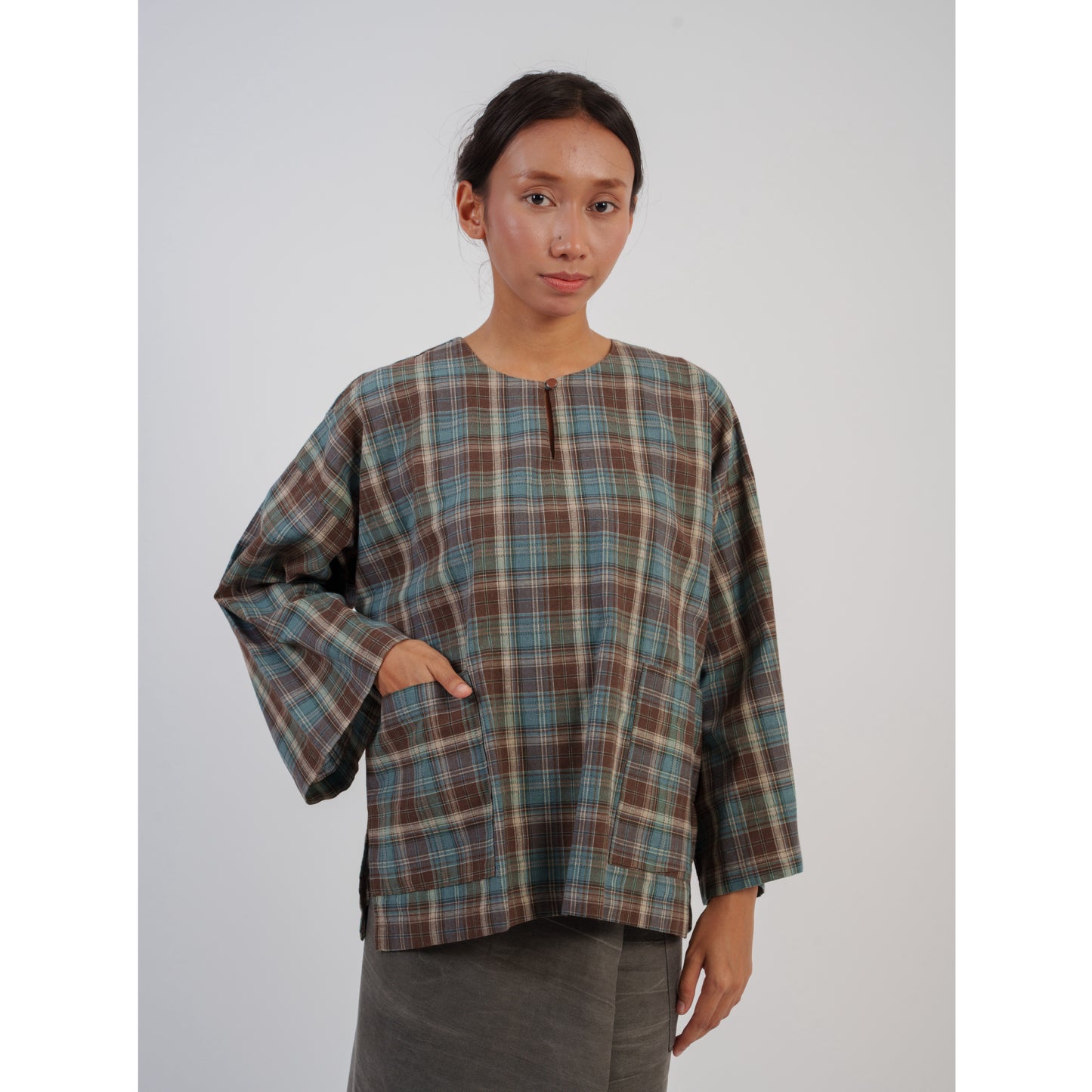Mori Kurung Kedah in Blue