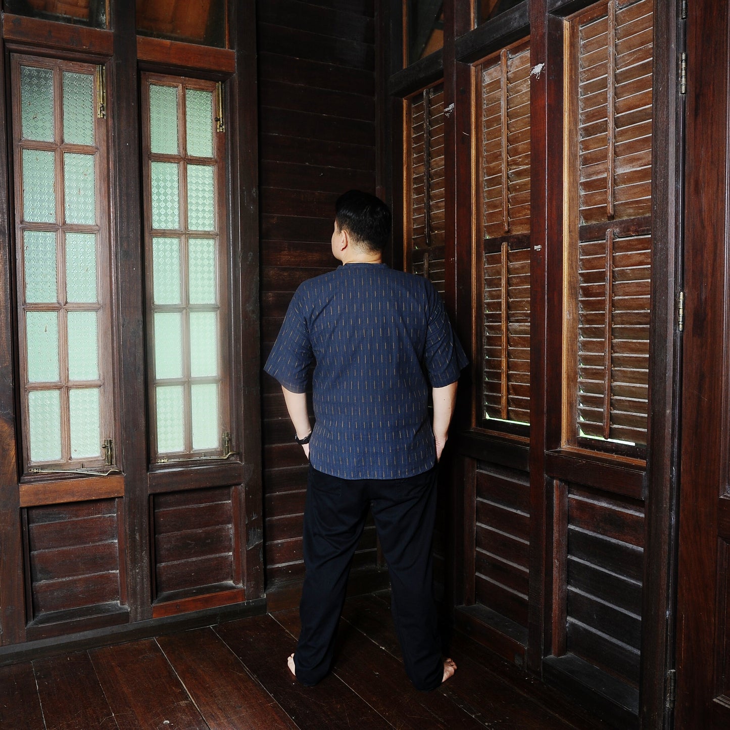 Hasan Top in Blue