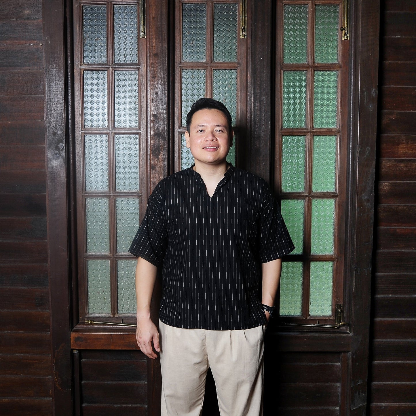 Hasan Top in Black