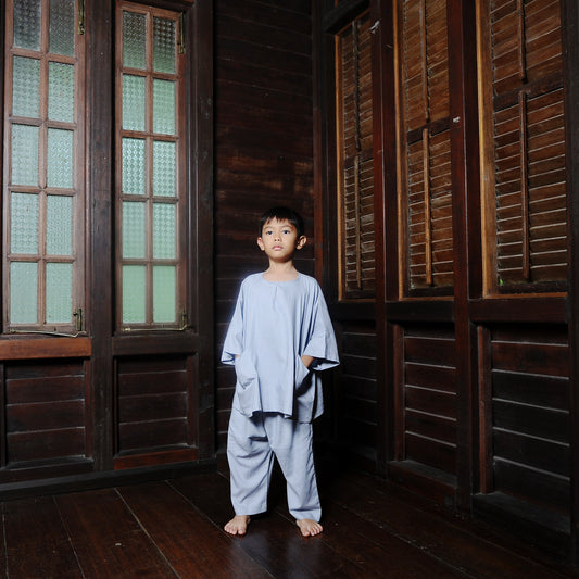 Kama Boy Set in Blue