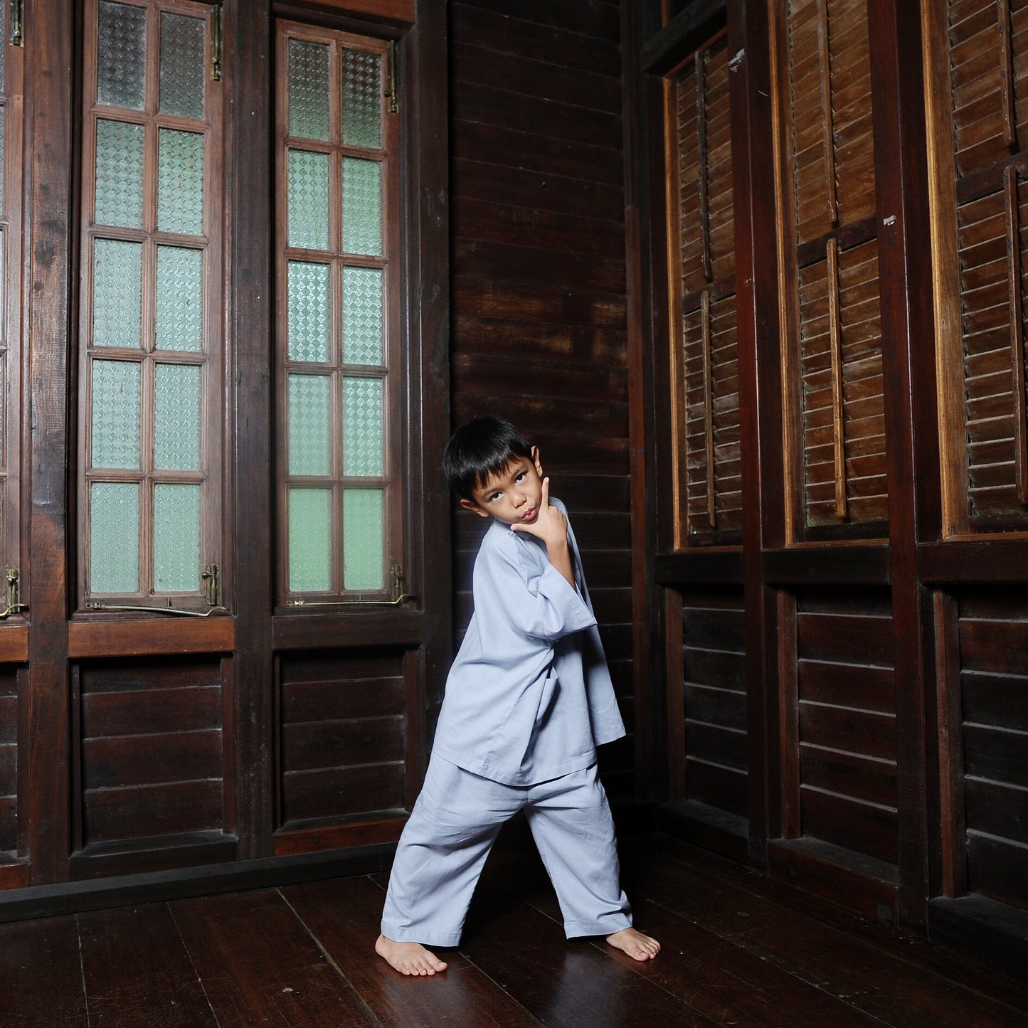 Kama Boy Set in Blue