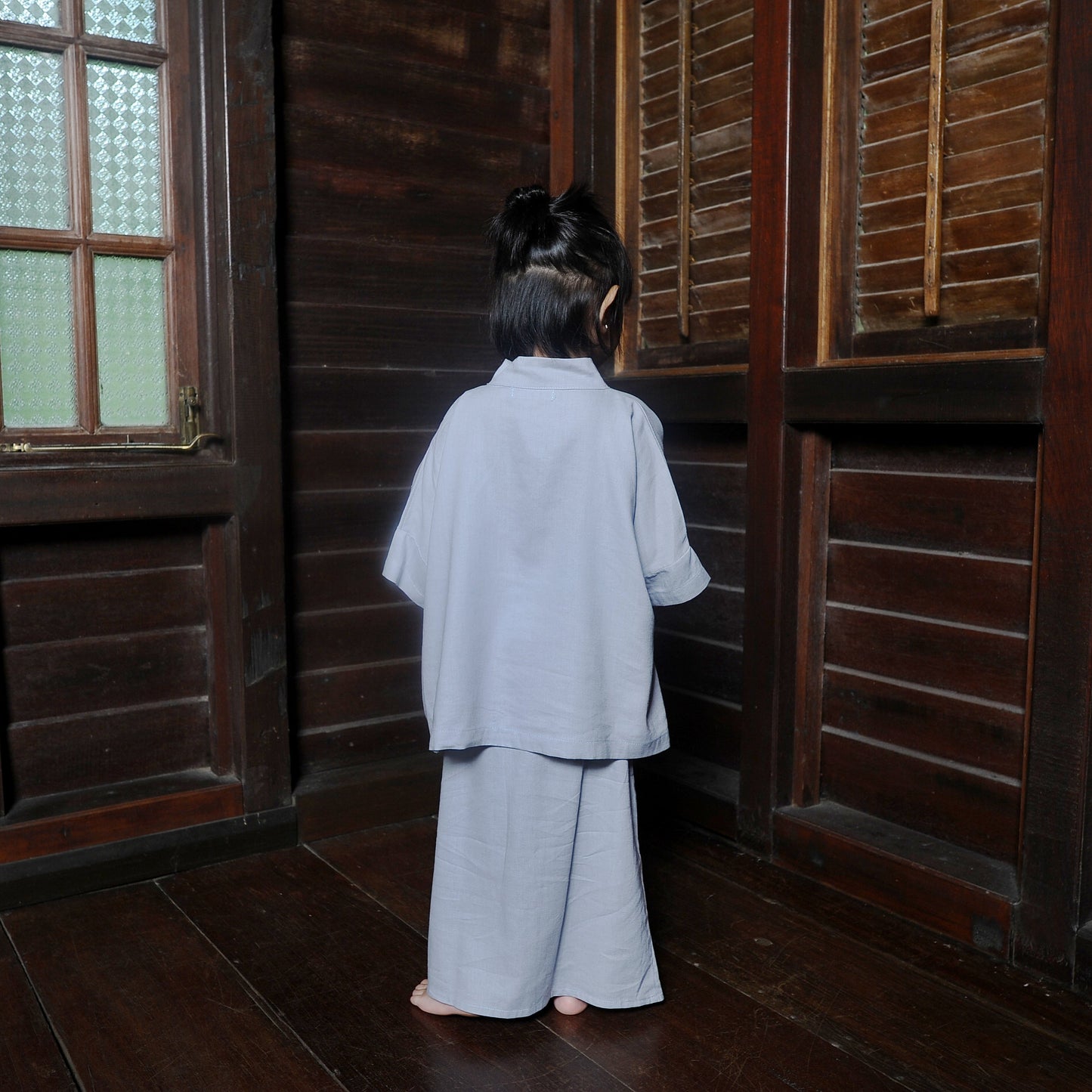 Puspa Girl Kebaya Set in Blue