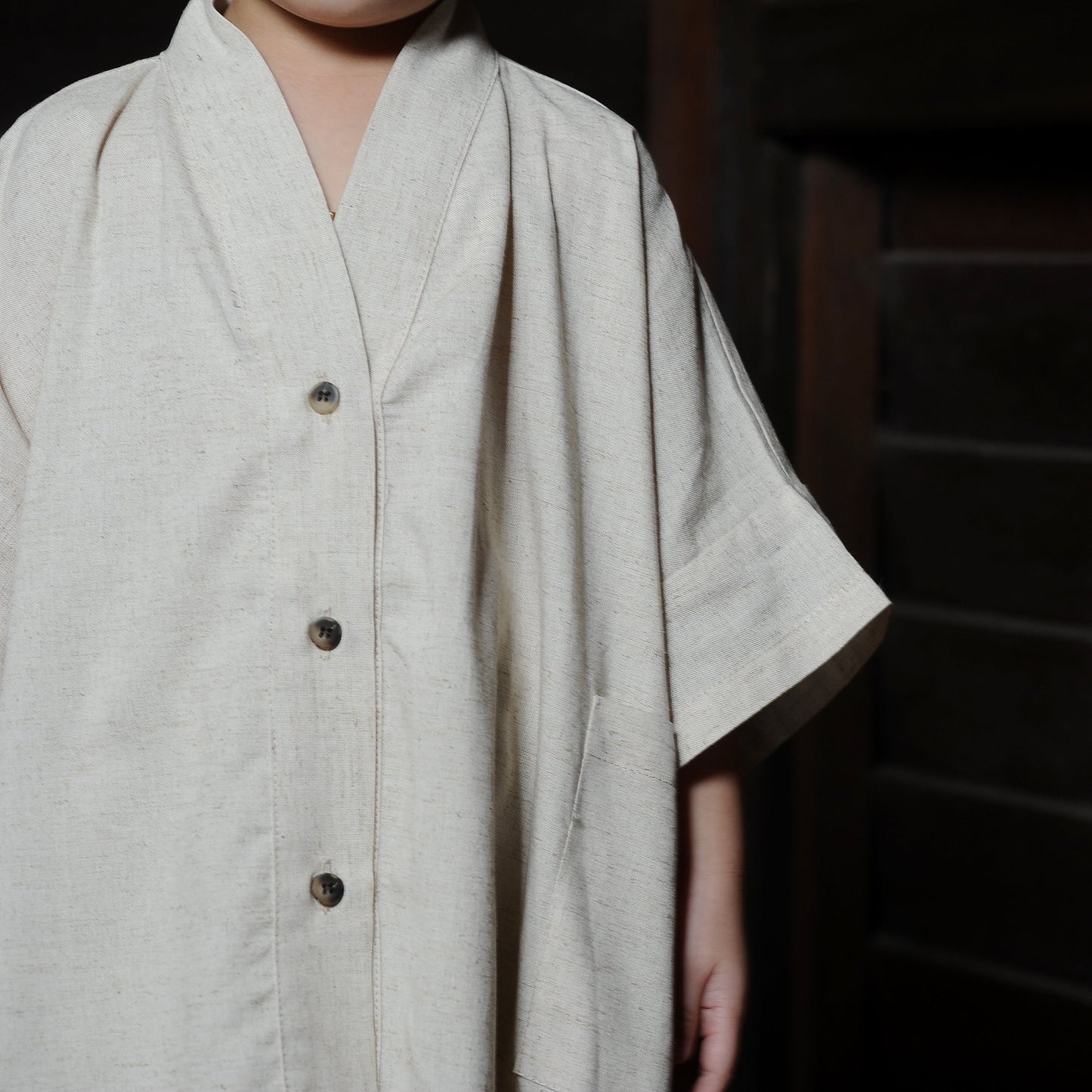 Puspa Girl Kebaya Set in Ivory