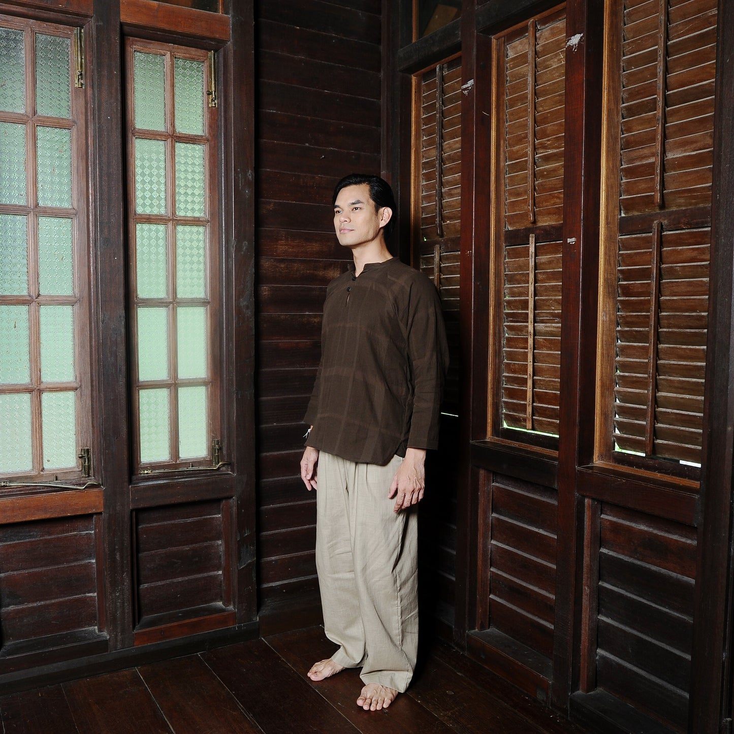 Arjuna Top in Olive
