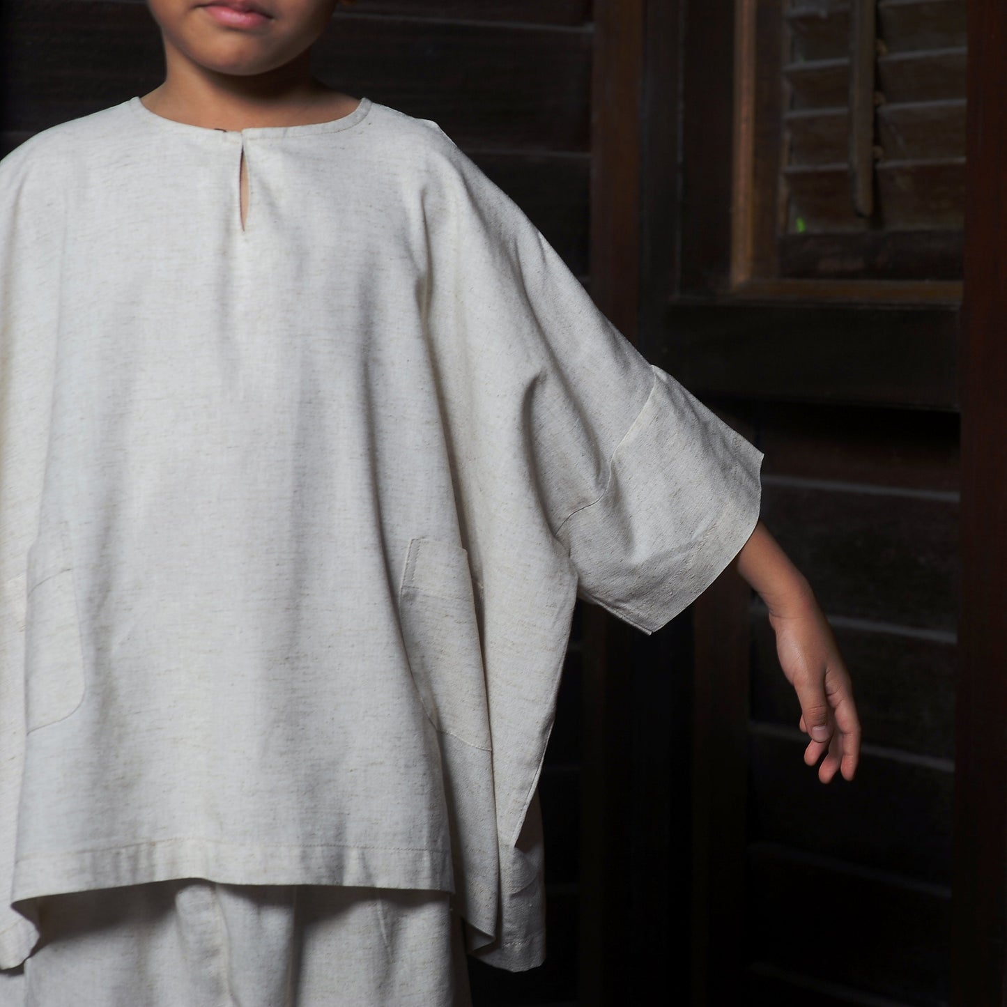 Kama Boy Set in Ivory