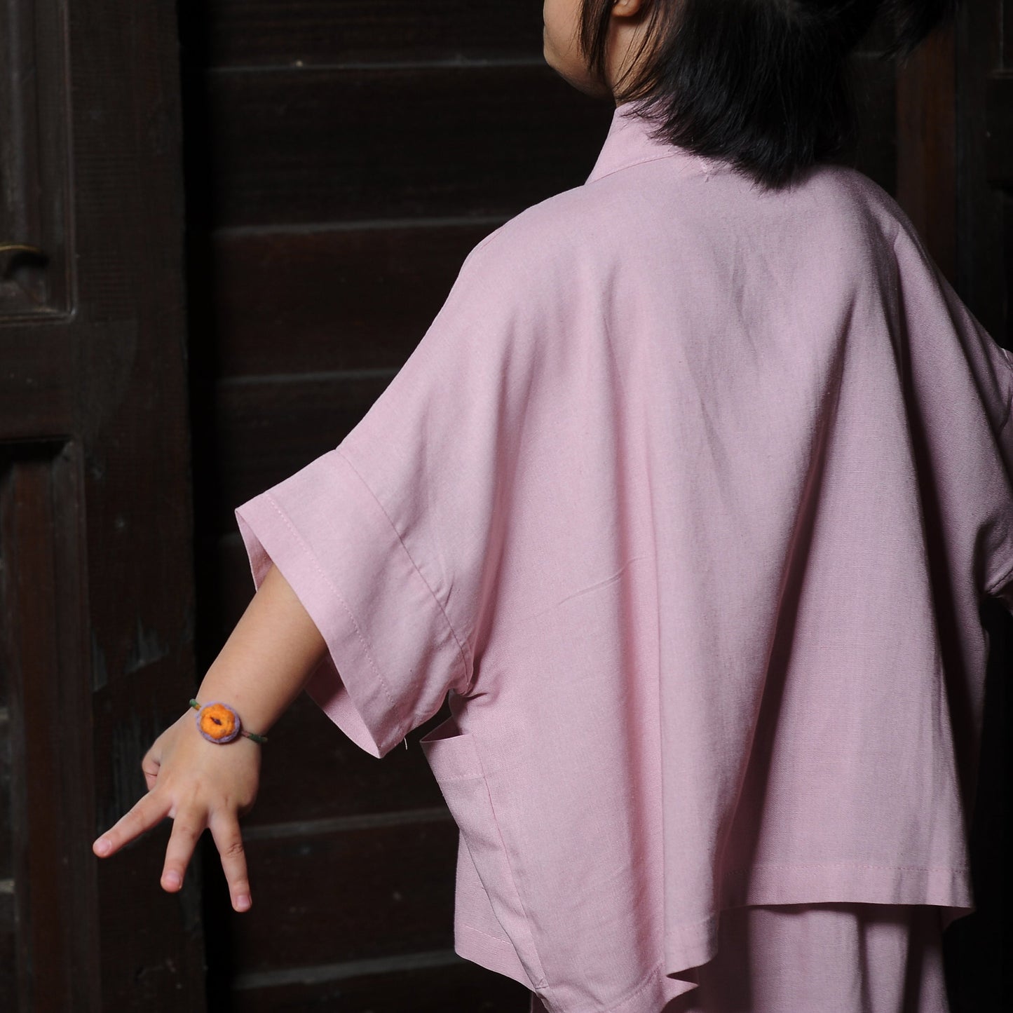 Puspa Girl Kebaya Set in Pink