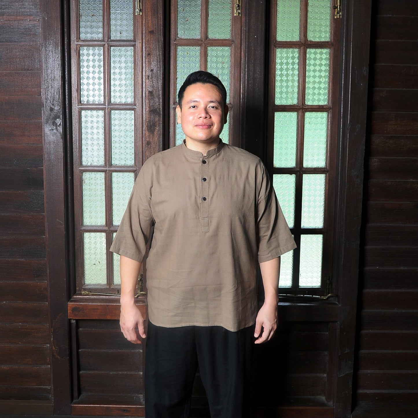 Tumandang Top in Taupe