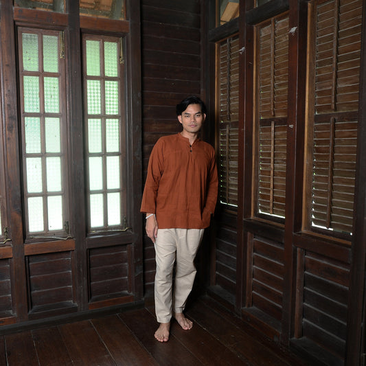 Arjuna Top in Terracotta