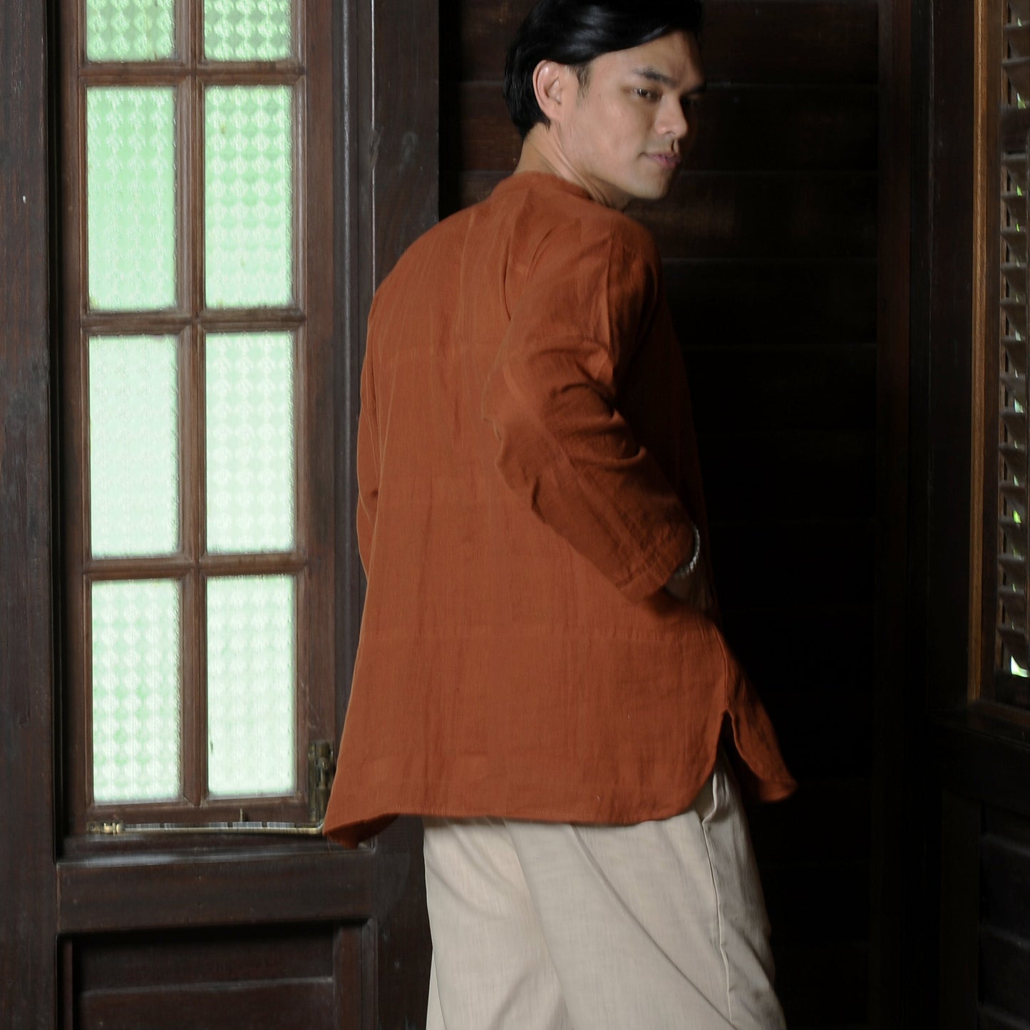 Arjuna Top in Terracotta