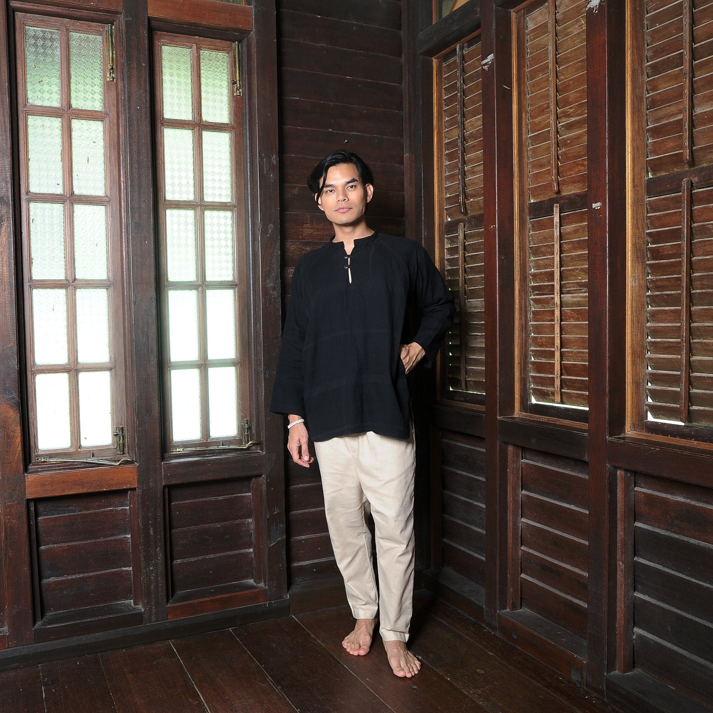 Arjuna Top in Black