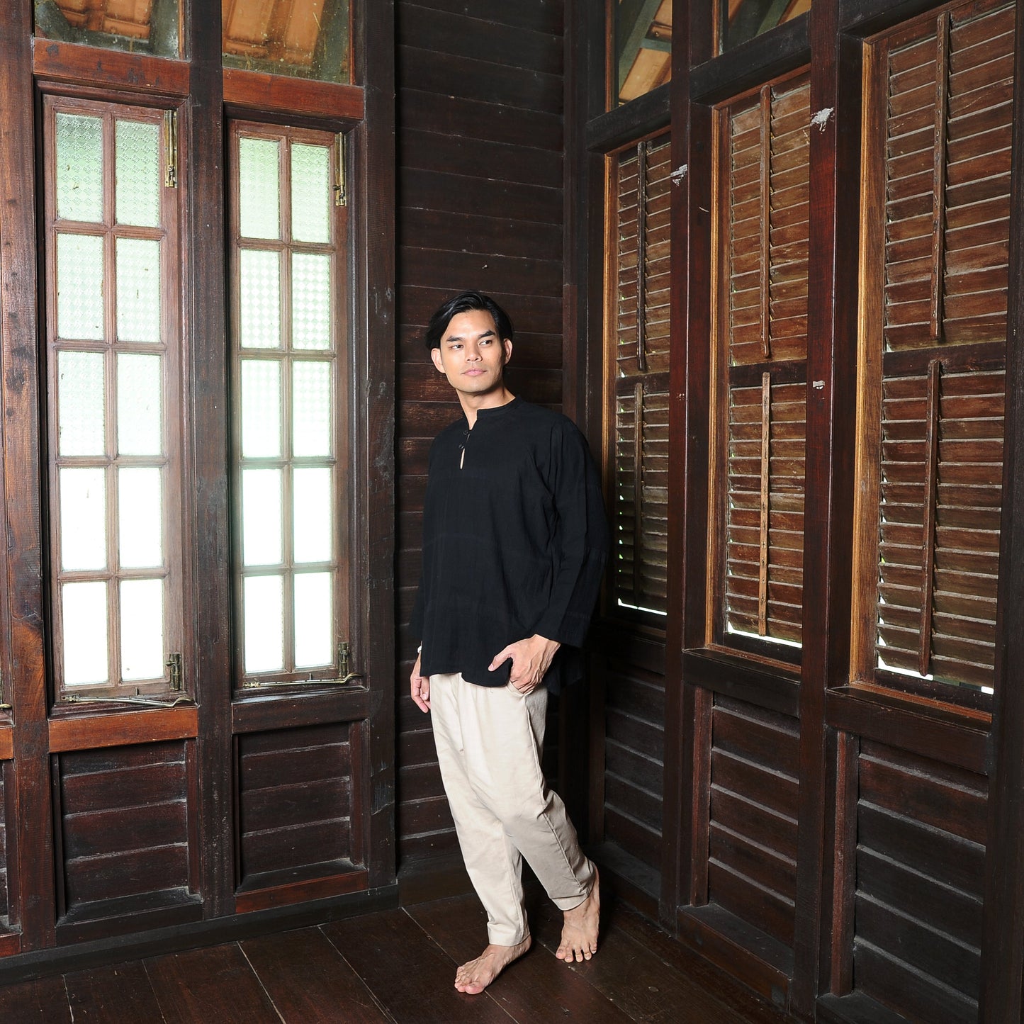 Arjuna Top in Black