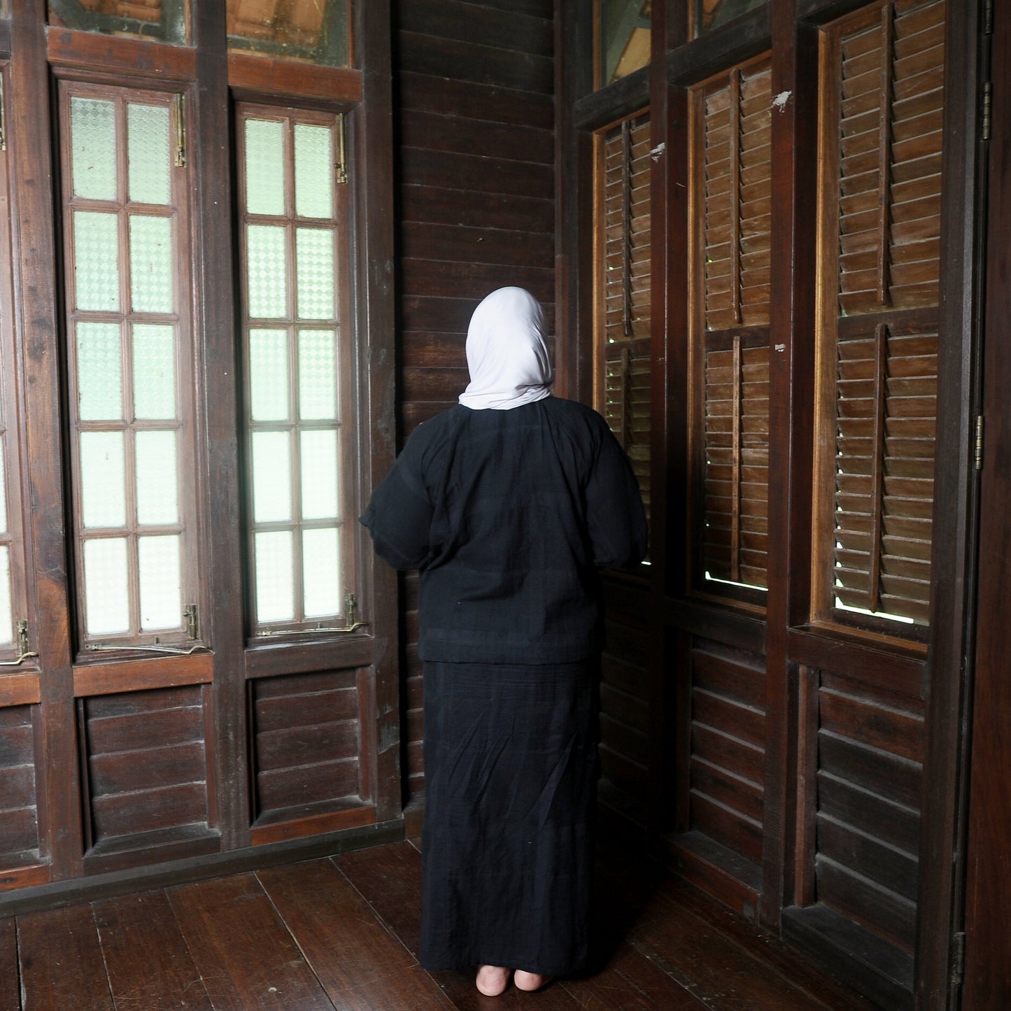 Nirmala Boxy Set in Black