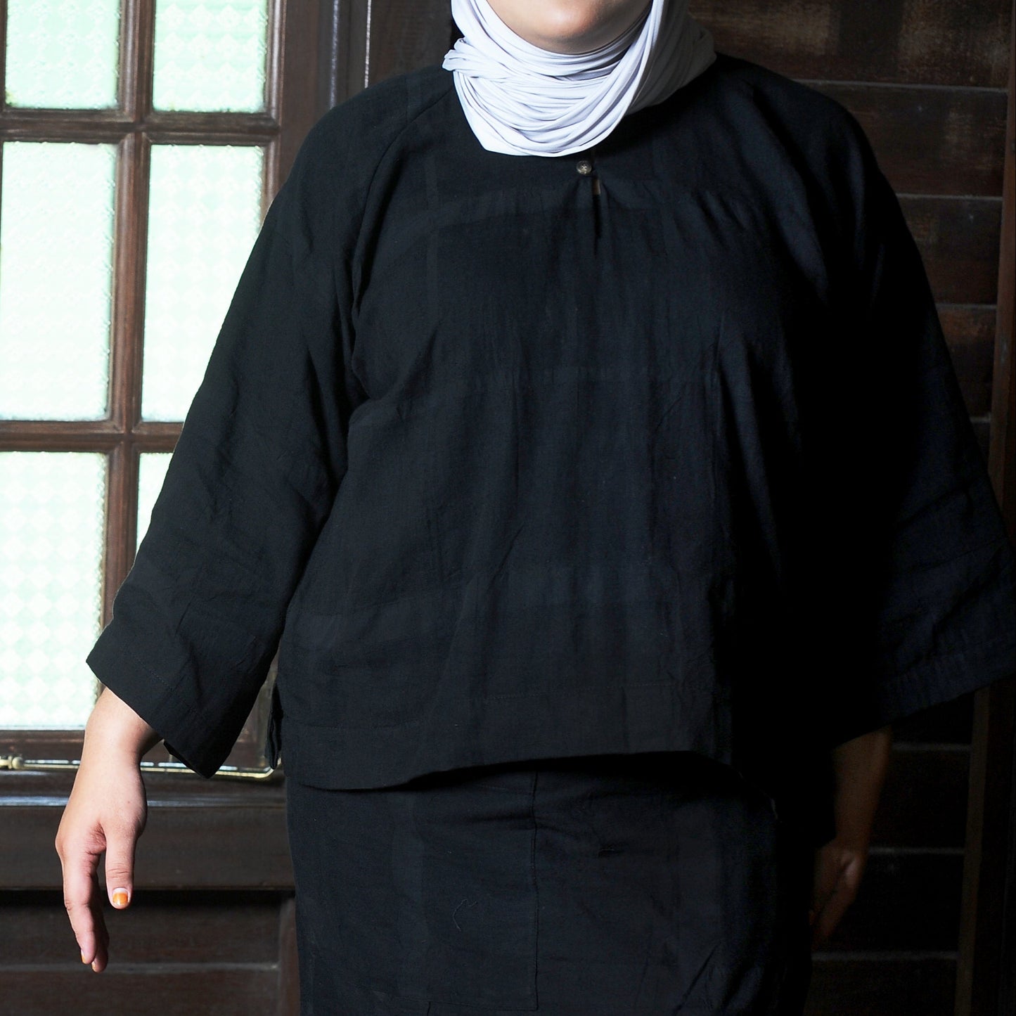 Nirmala Boxy Set in Black