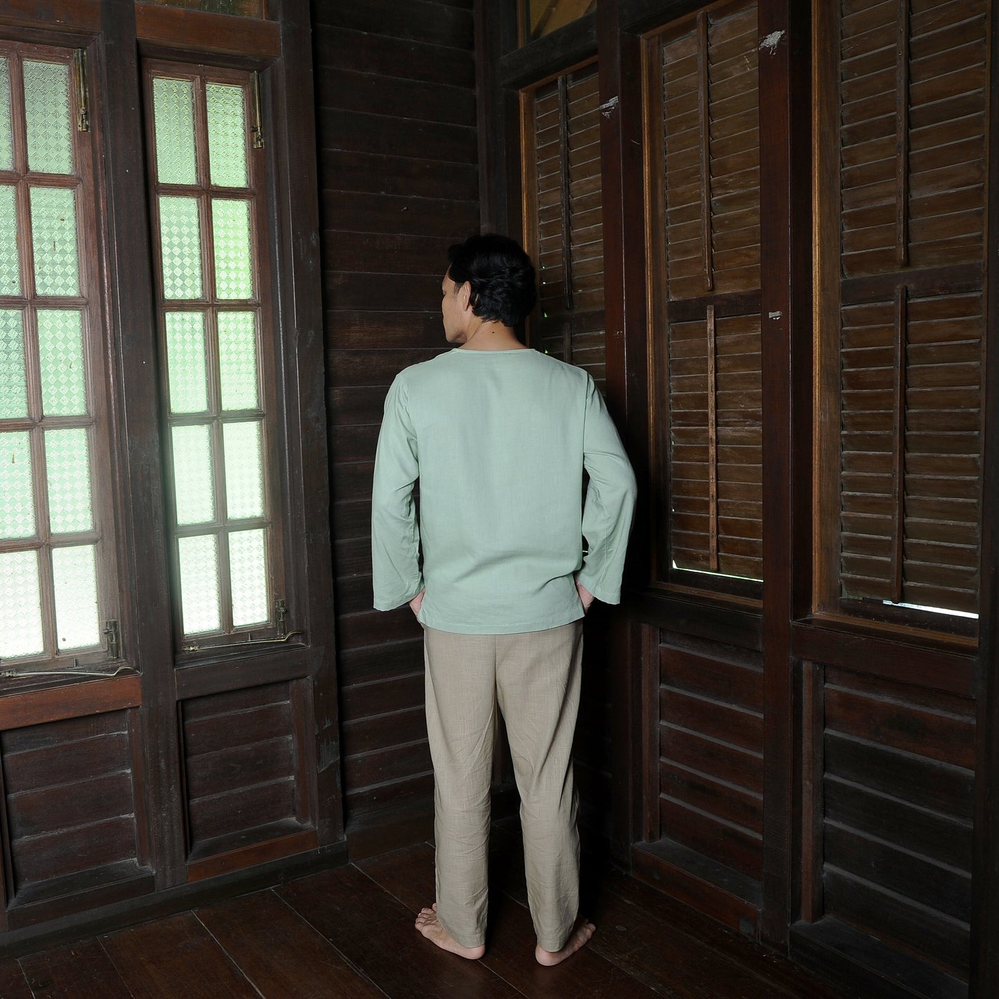 Sukma Top in Sage Green
