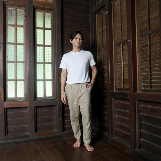 Takah Taper Pants in Taupe