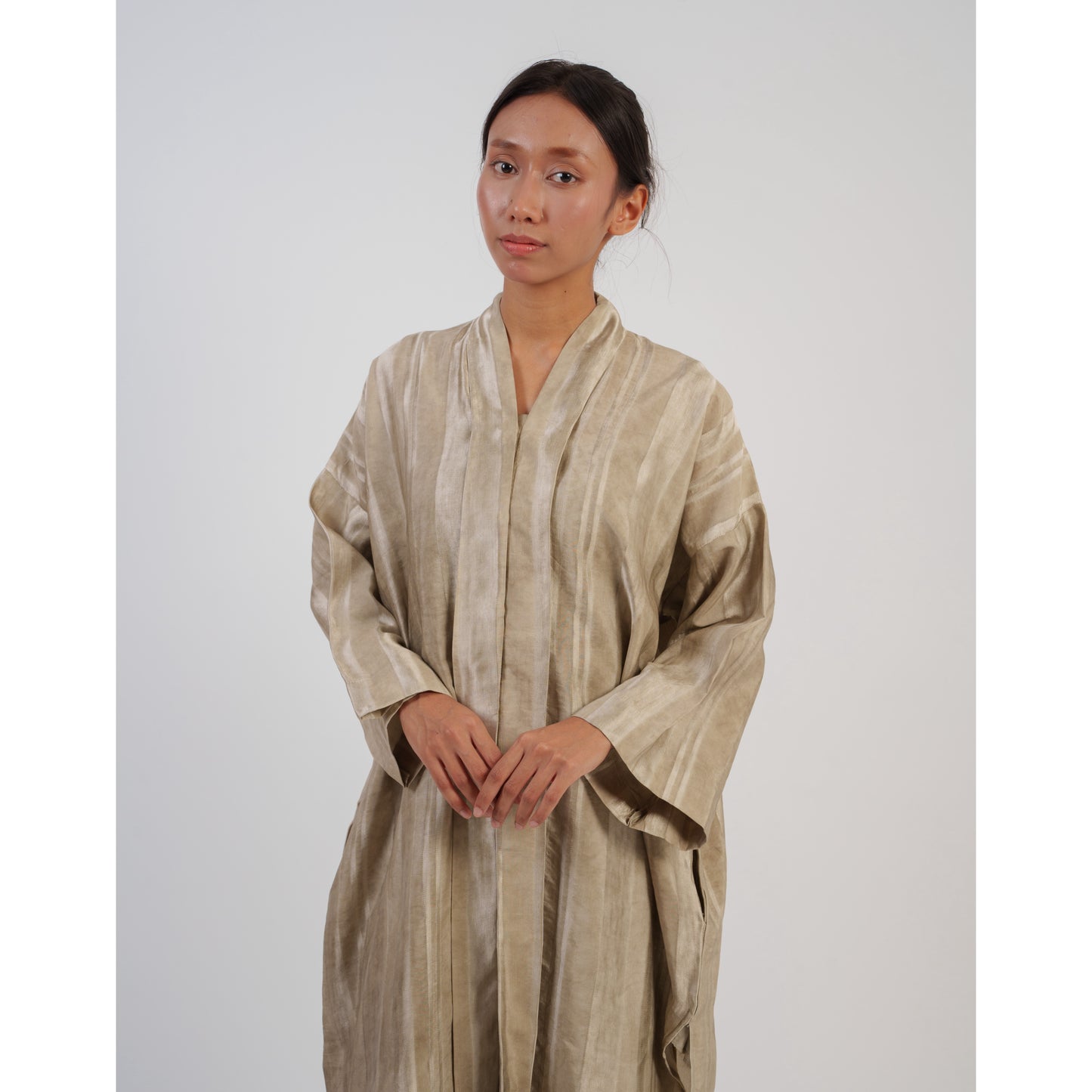 Sora Kebarung Set in Grey