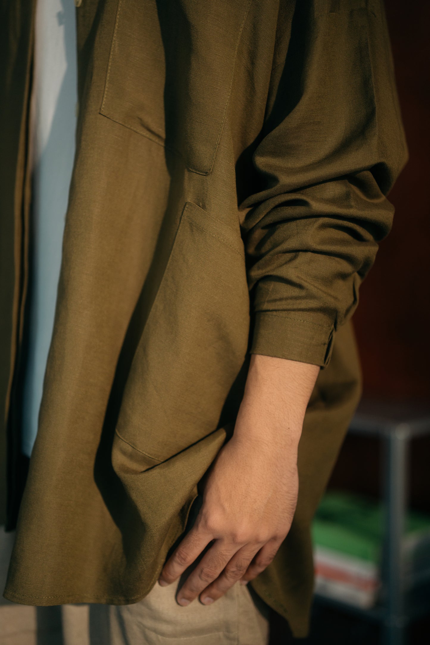 Reconnect Top in Olive