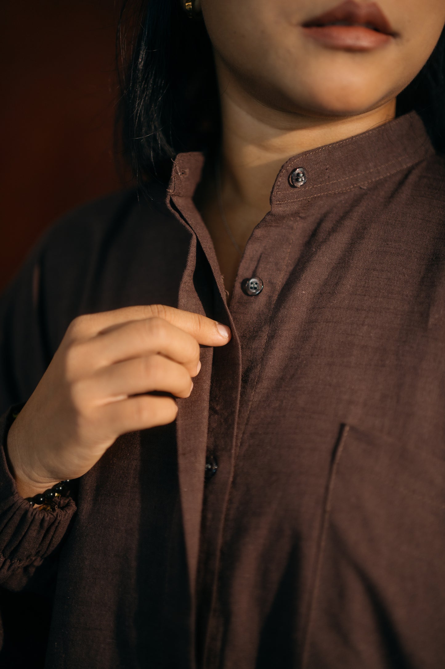 Reconnect Top in Plum