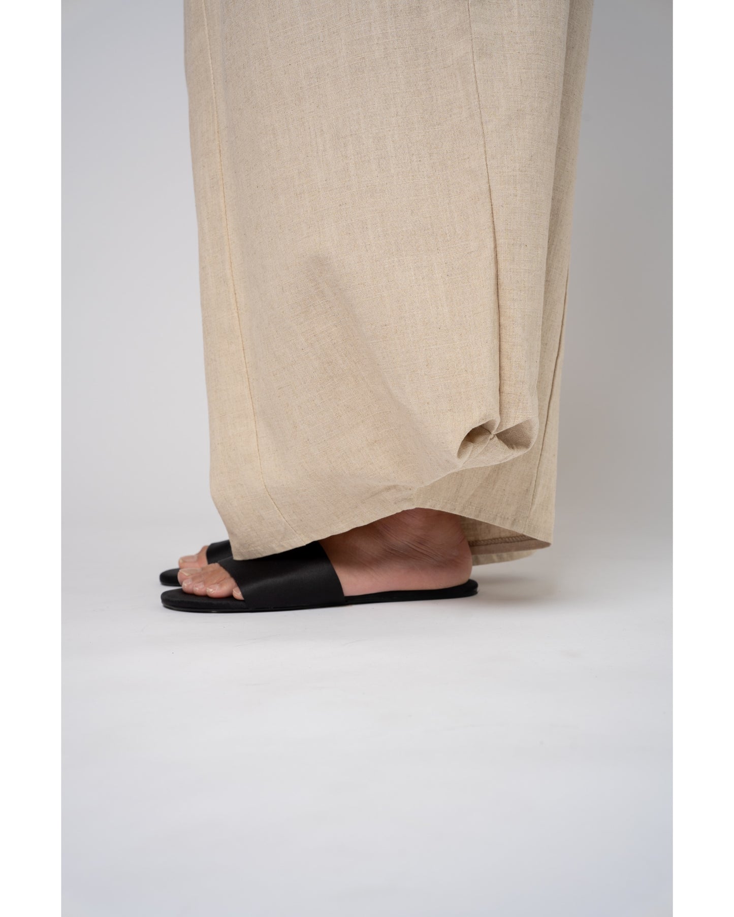 Takeshi Barrel Pants In Ivory