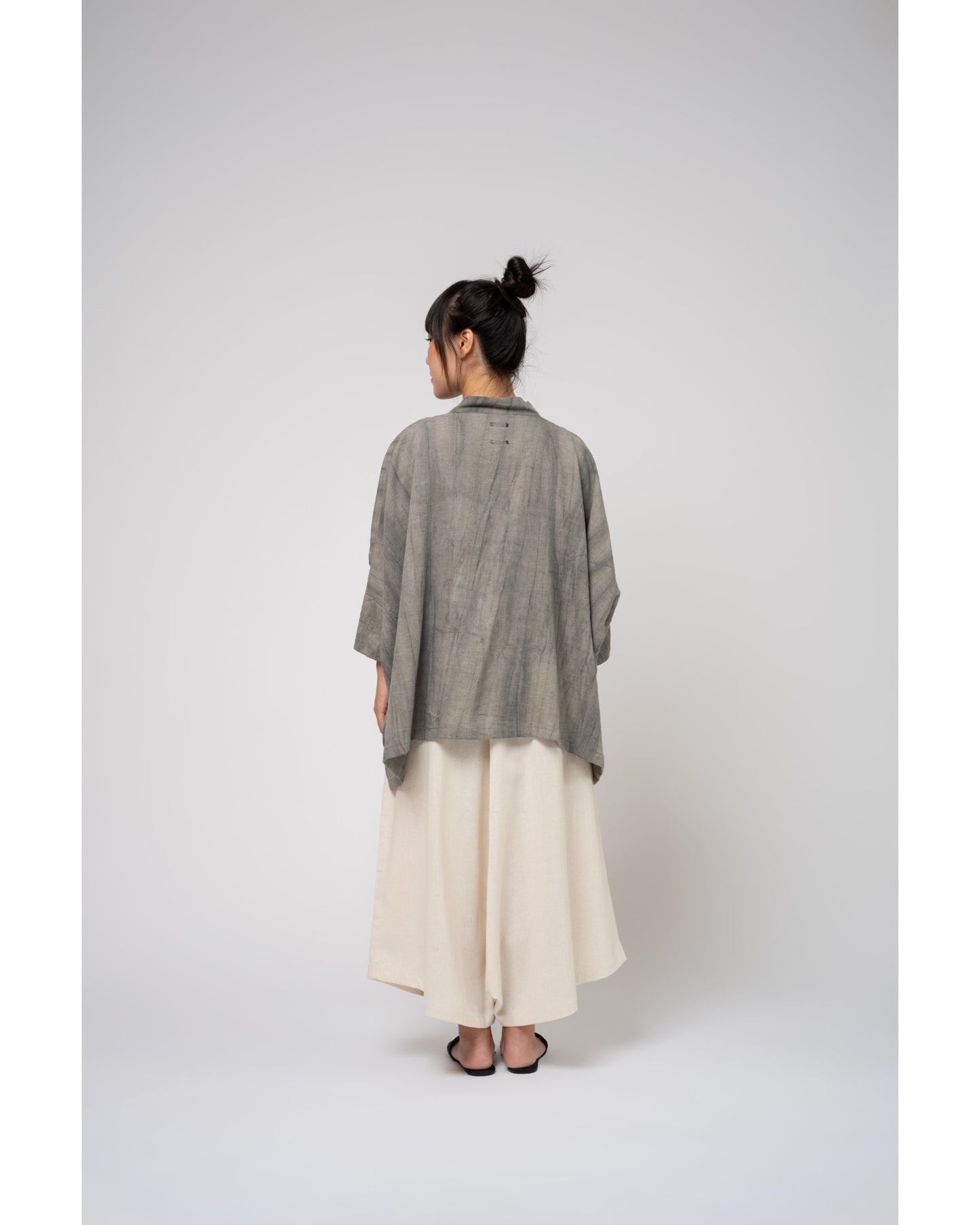 Kaguya Oversize Top In Grey