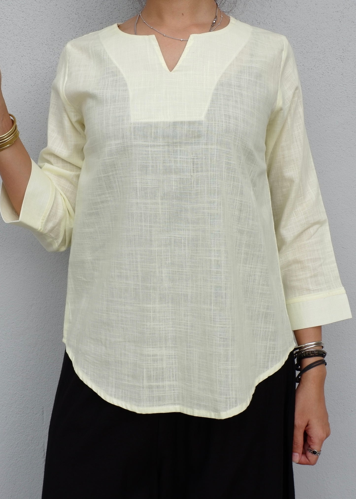 Eliza Top In Yellow