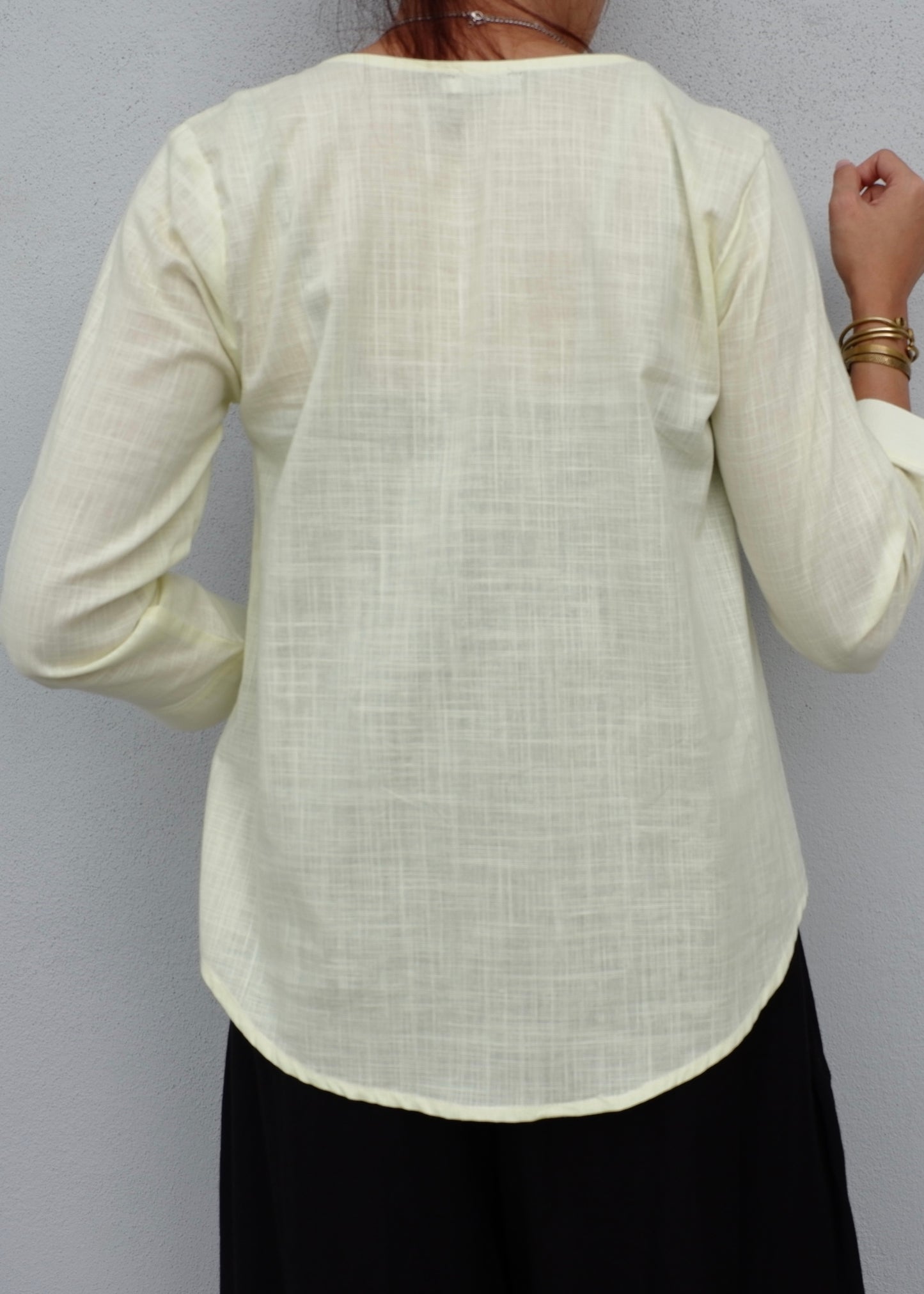 Eliza Top In Yellow