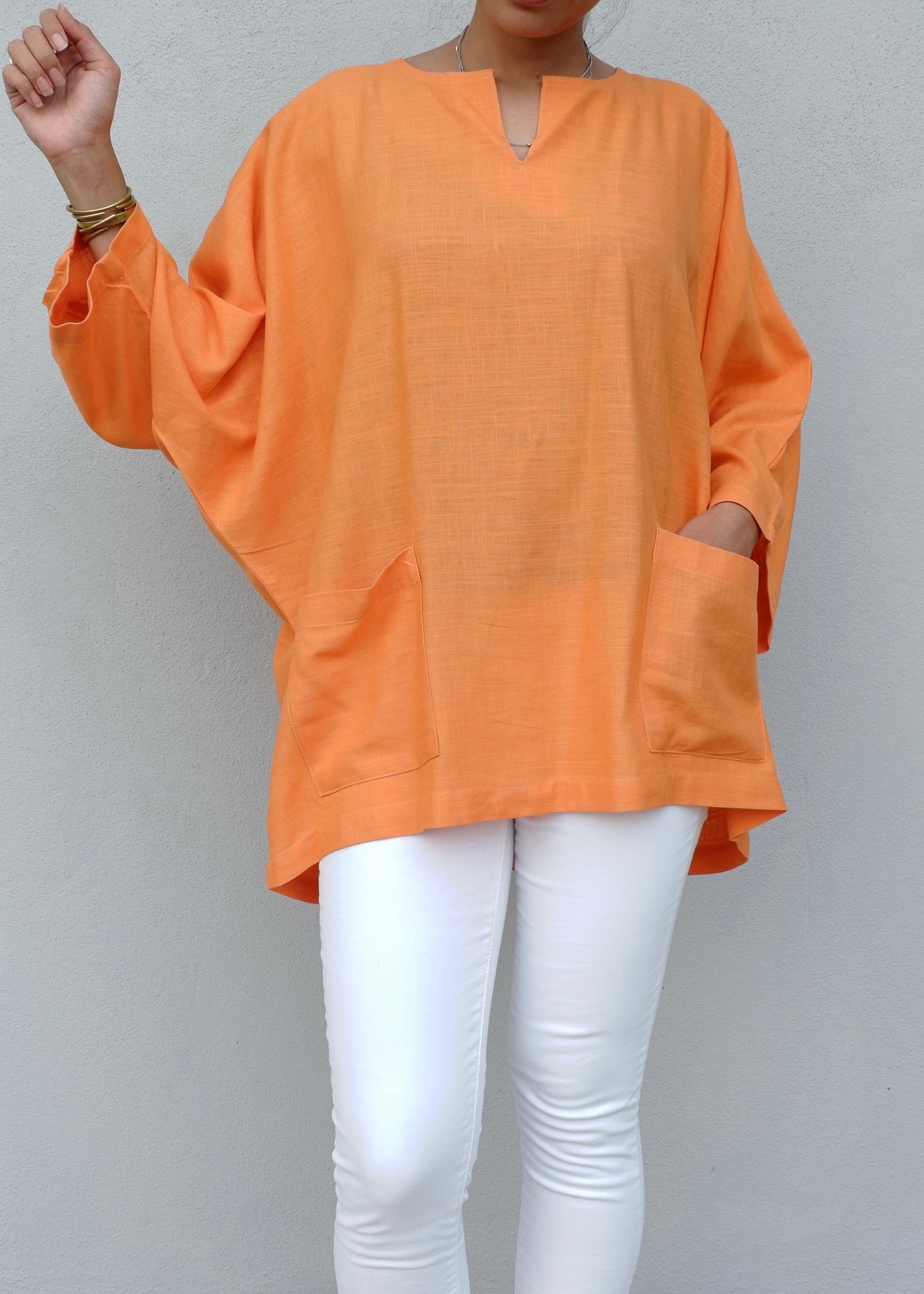 Surya Top In Orange
