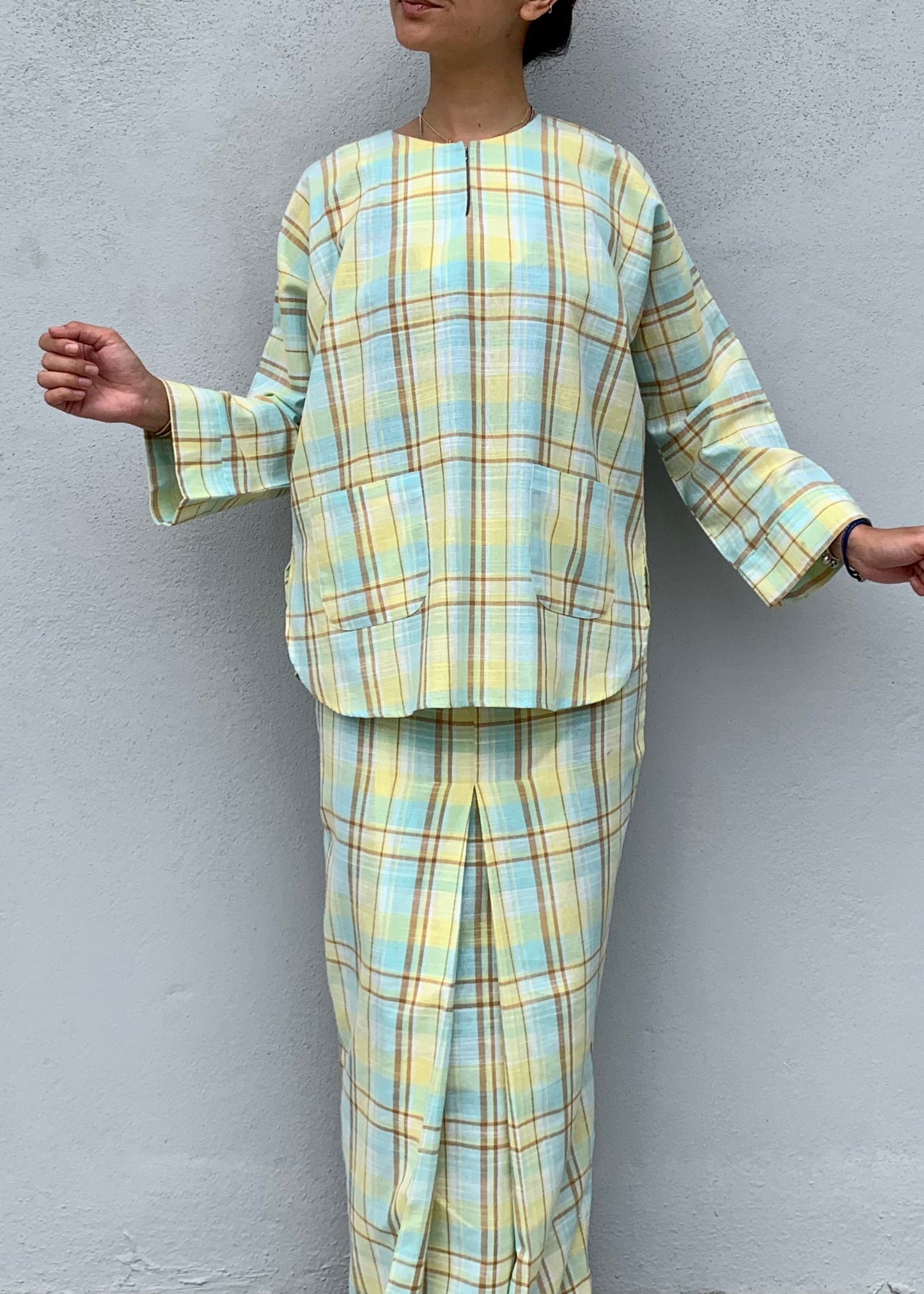 Kurung Mentari In Yellow