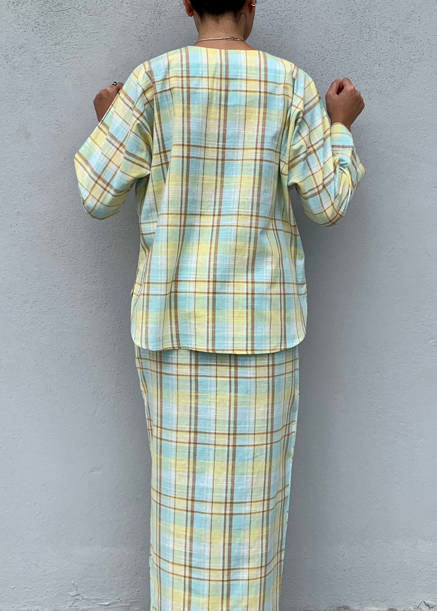 Kurung Mentari In Yellow