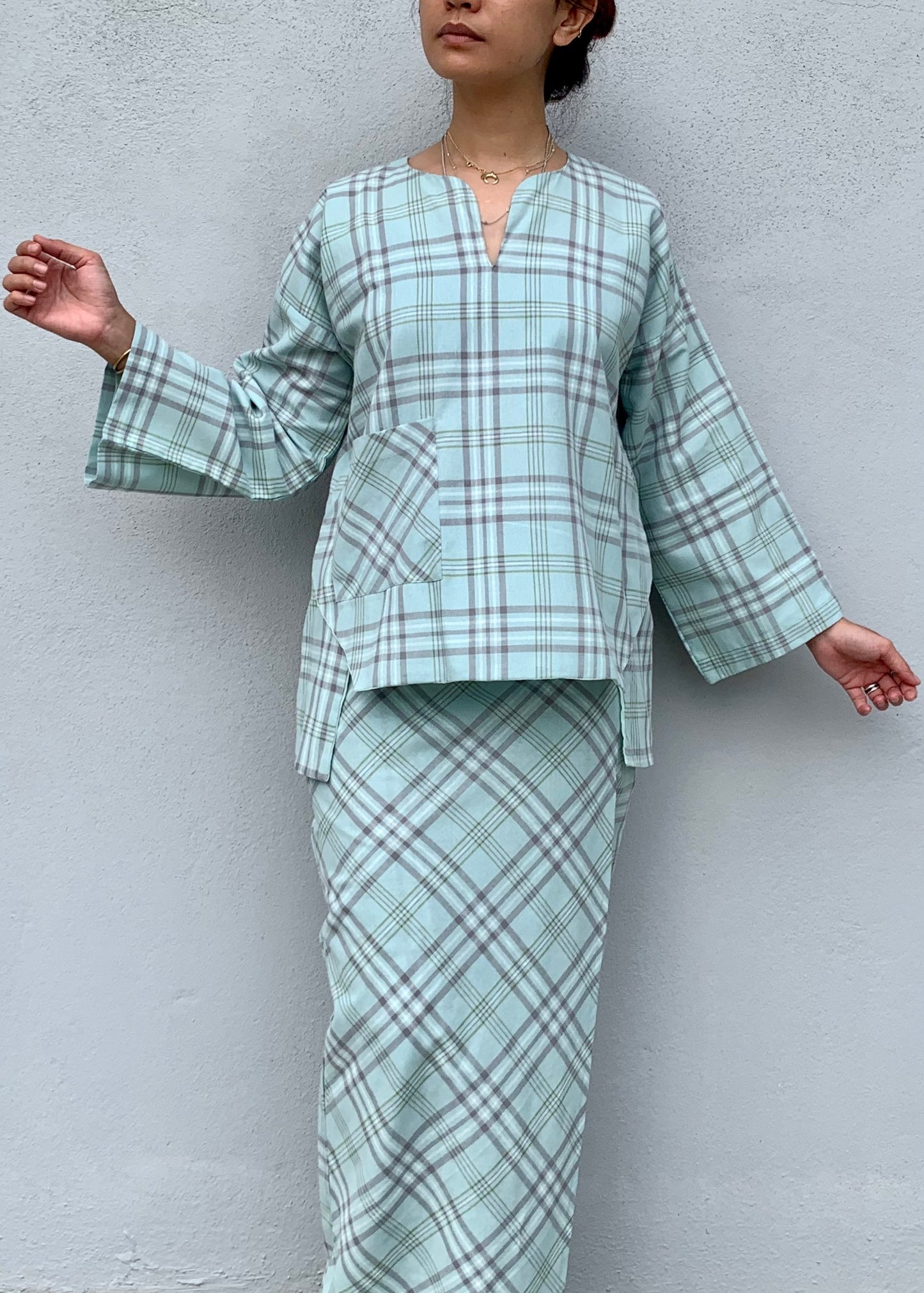 Kurung Kasma In Mint