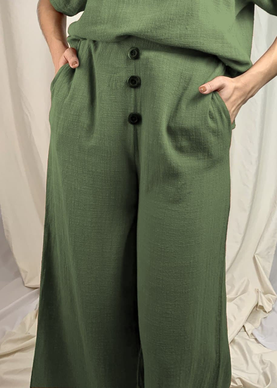 Nicole Pants in Olive