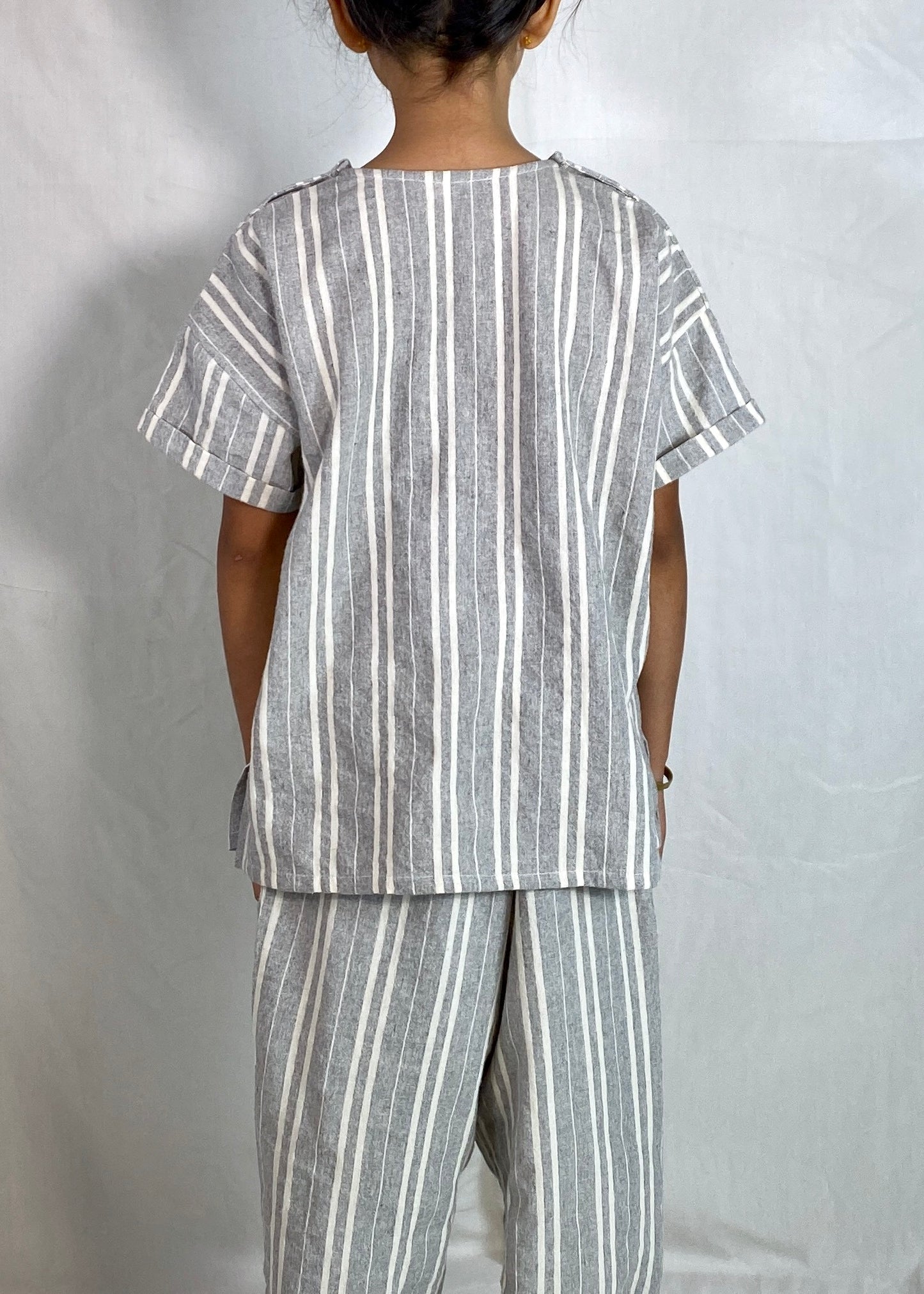Riang Top In Striped Blue