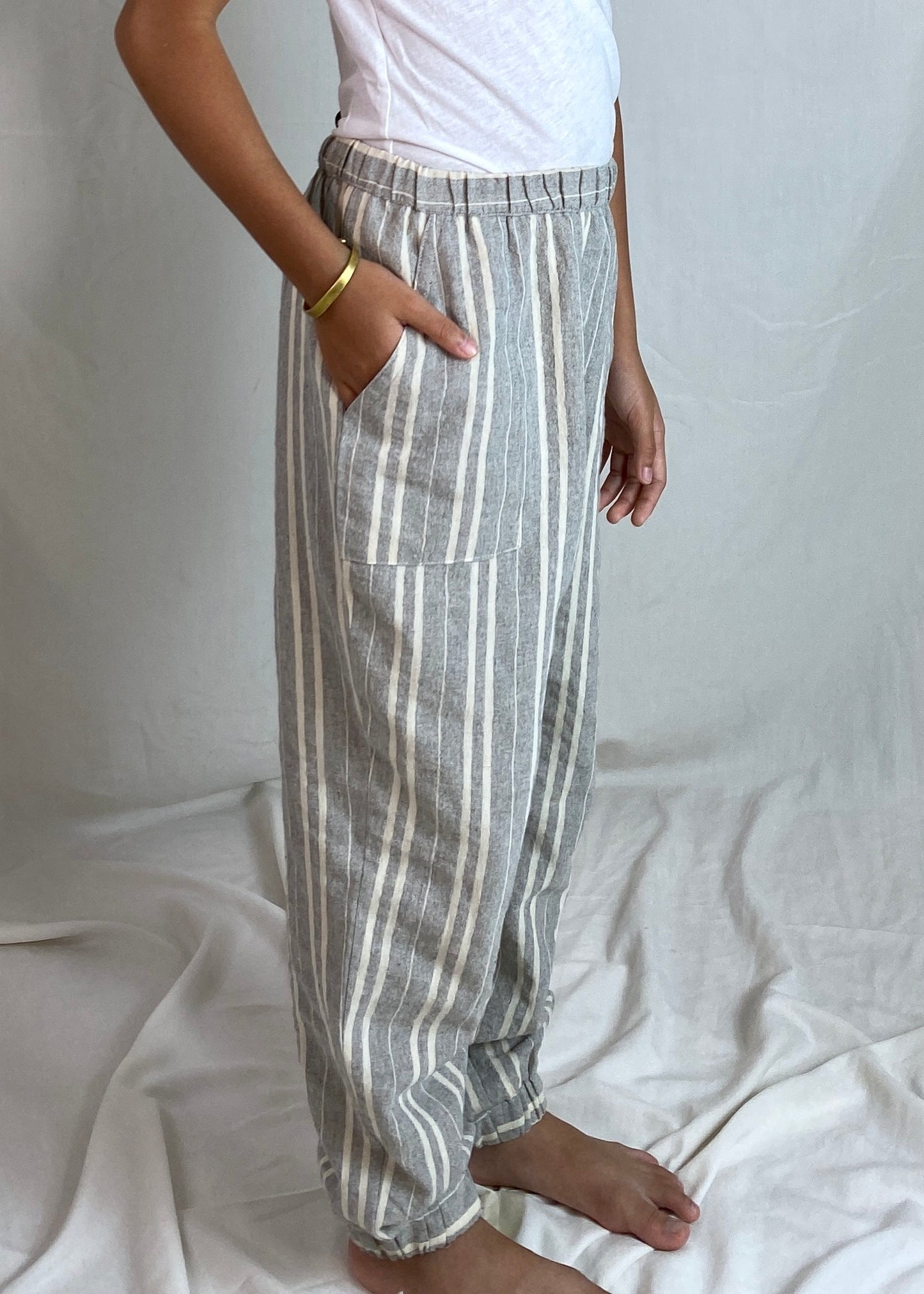 Riang Pants In Striped Blue