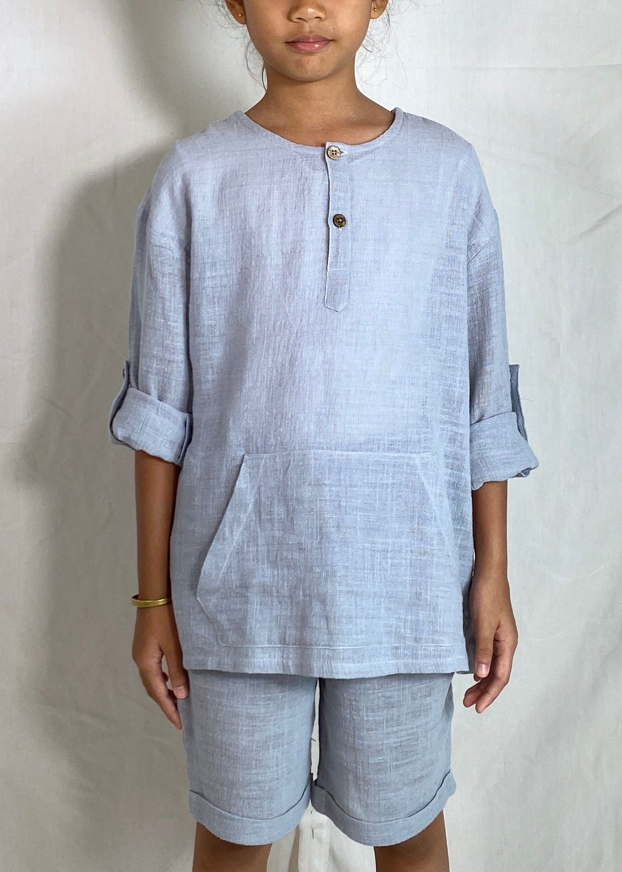 Ceria Top In Light Blue