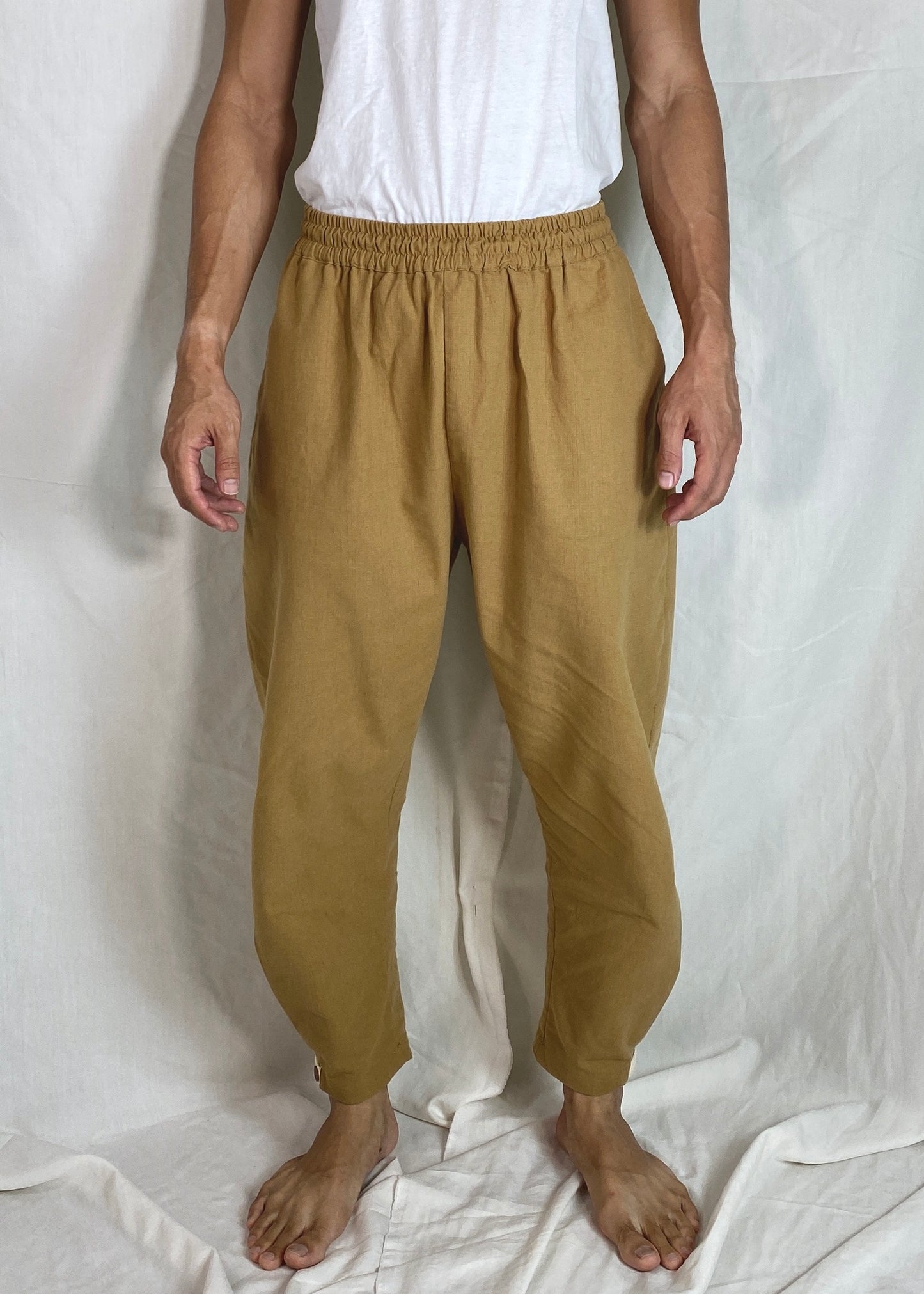 Su-ke Pants In Ocher Brown