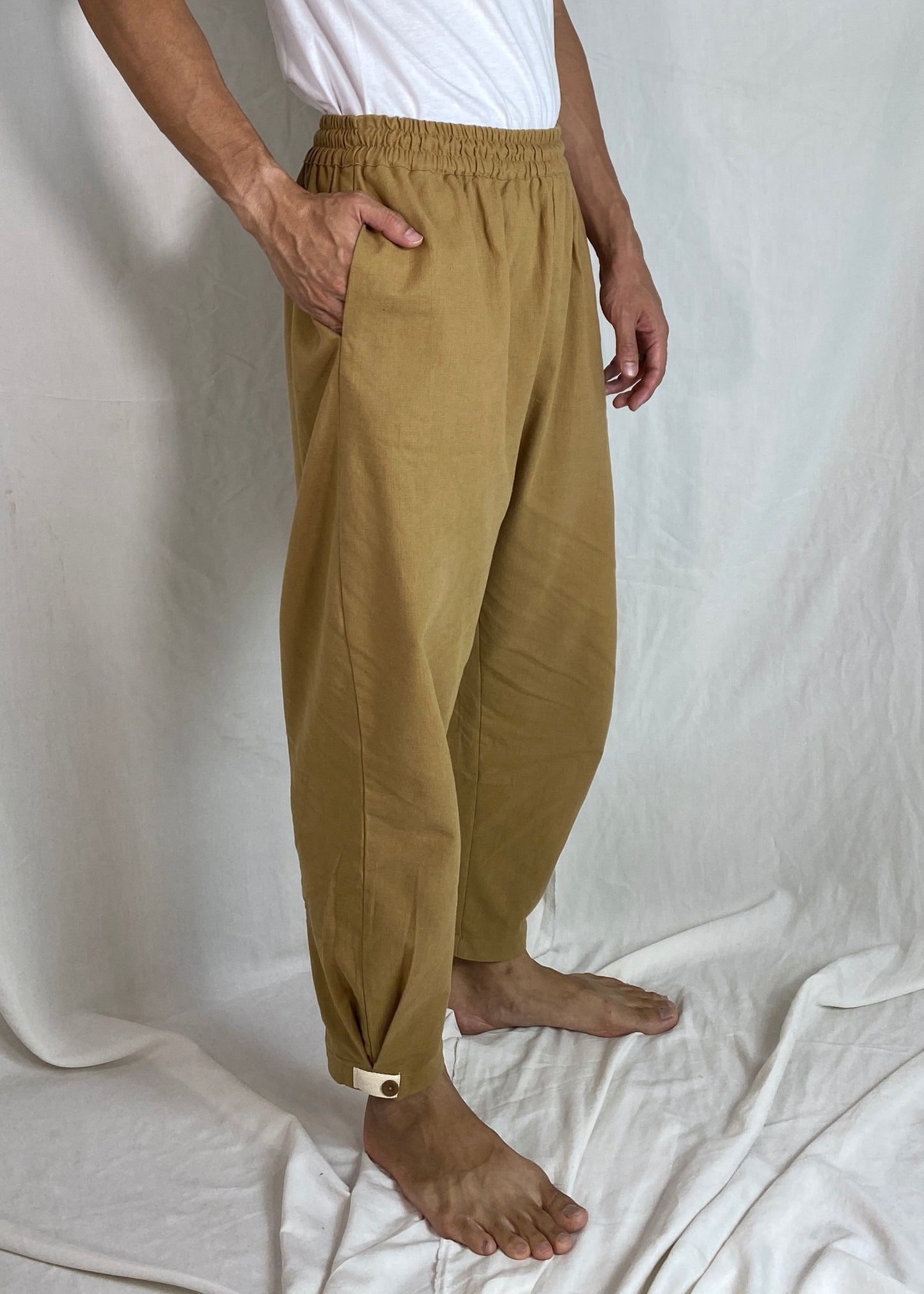 Su-ke Pants In Ocher Brown