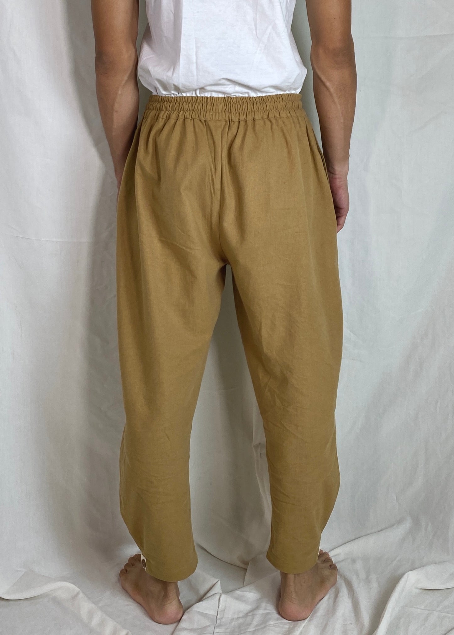 Su-ke Pants In Ocher Brown