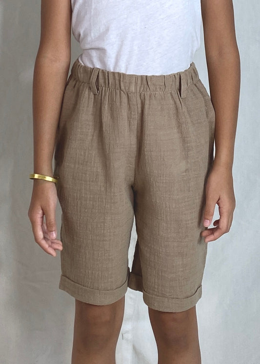 Ceria Shorts In Brown