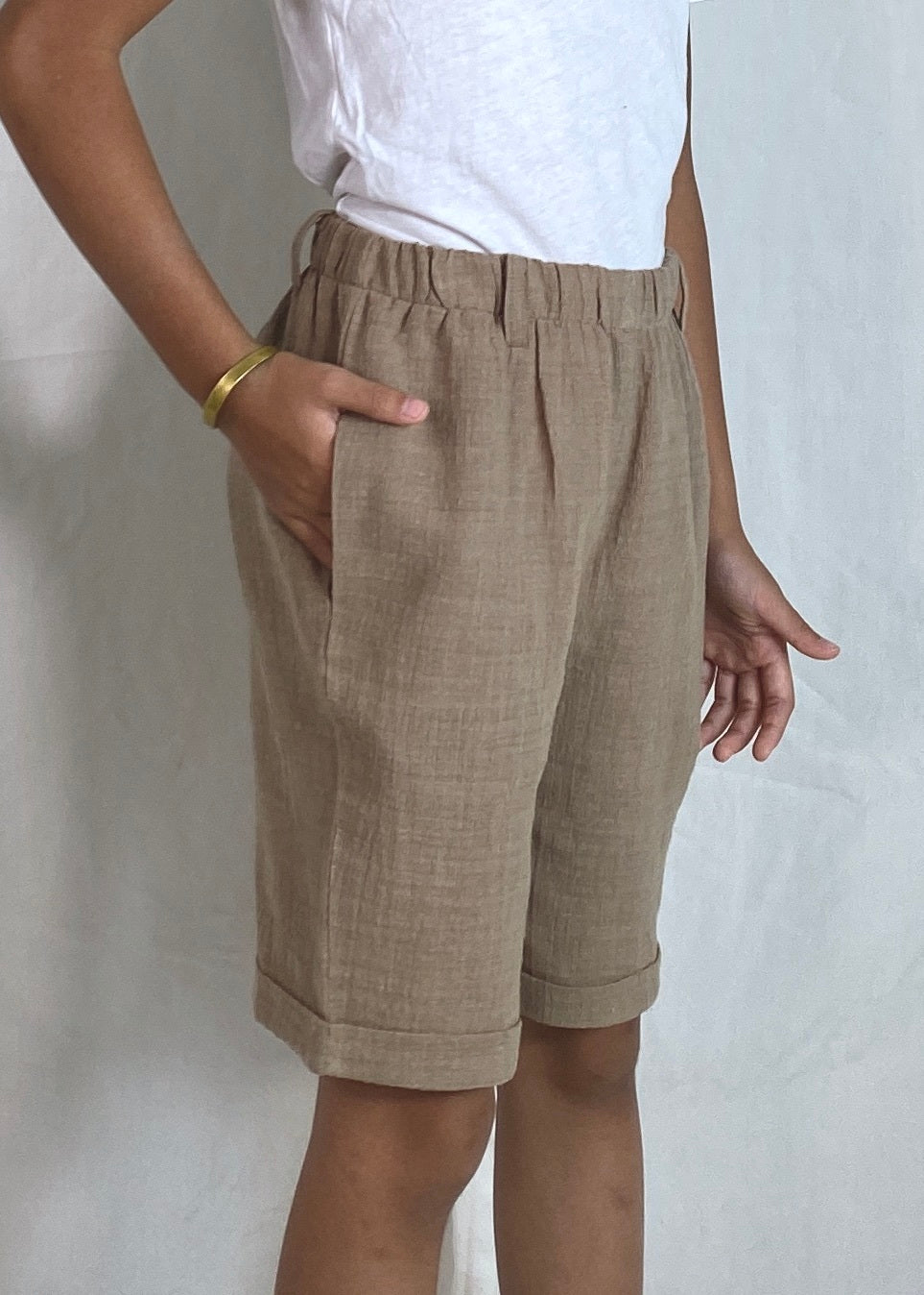 Ceria Shorts In Brown
