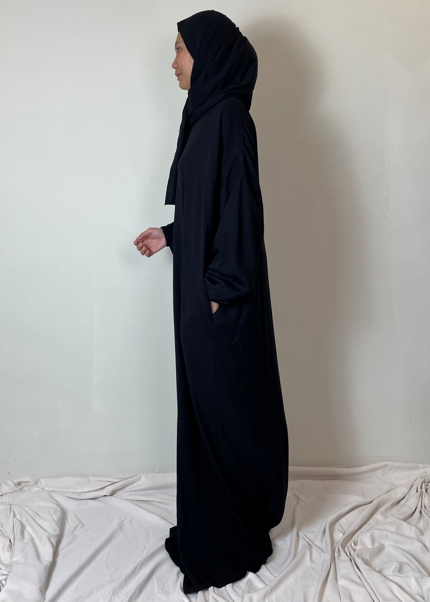 Onesie Telekung In Black
