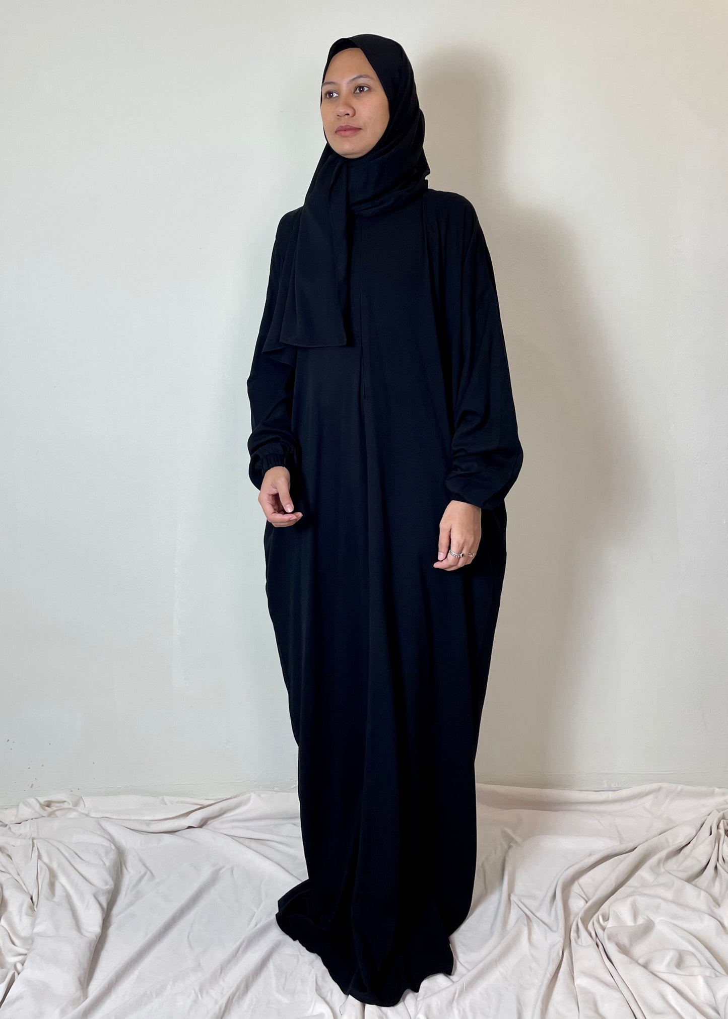 Onesie Telekung In Black