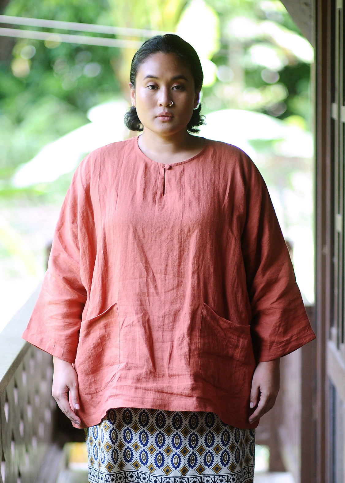 Nira Top In Teracotta