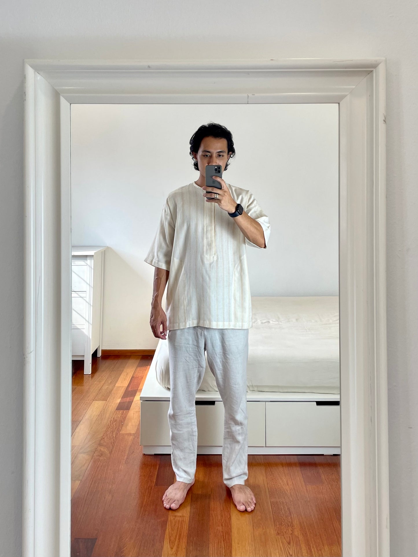 Kenji In Striped White