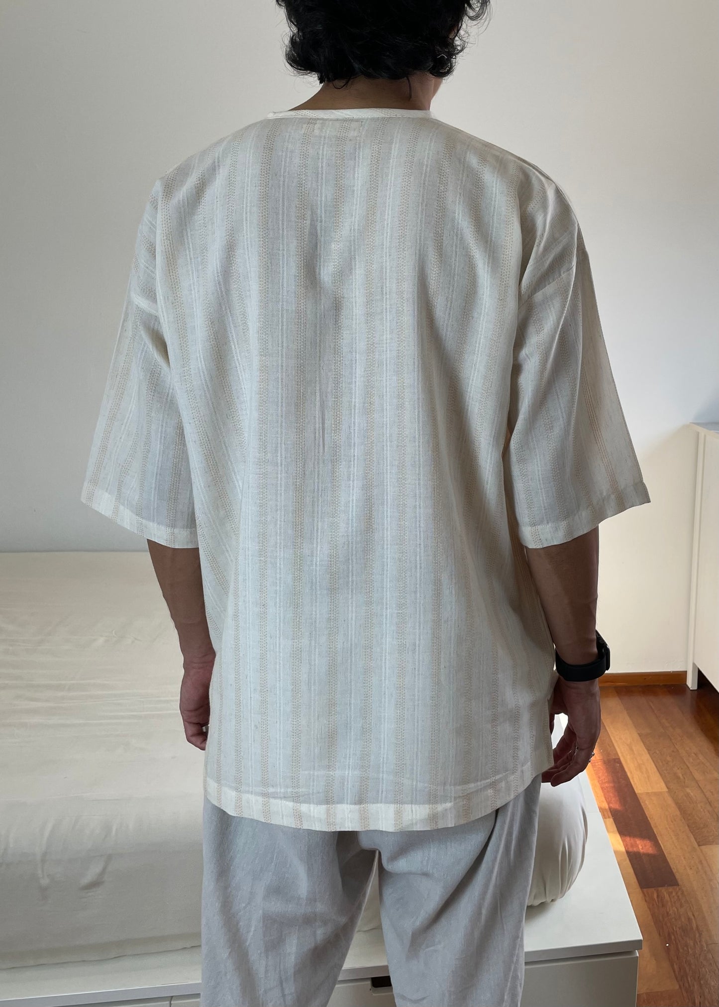 Kenji In Striped White