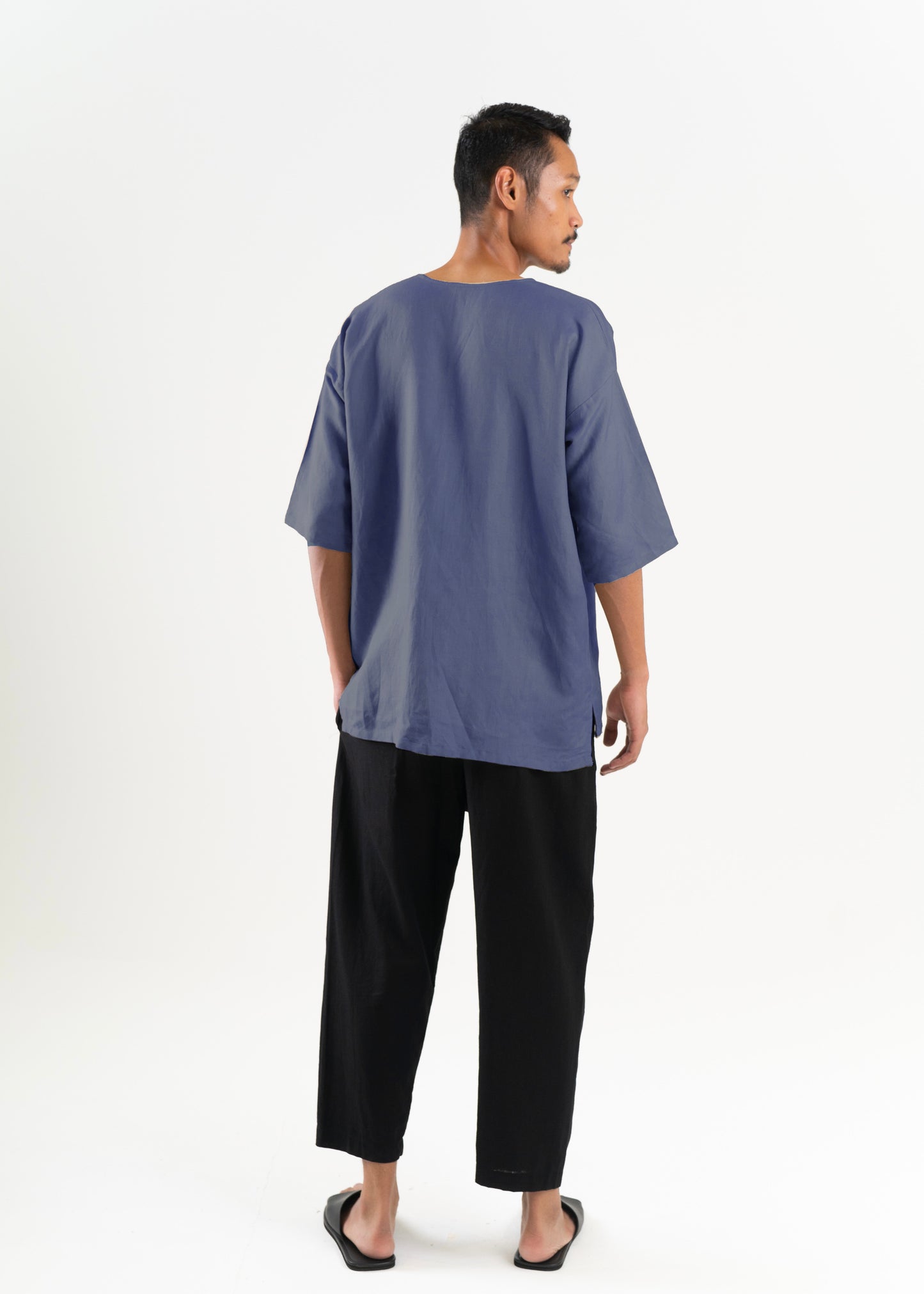 Ilham Top In Blue