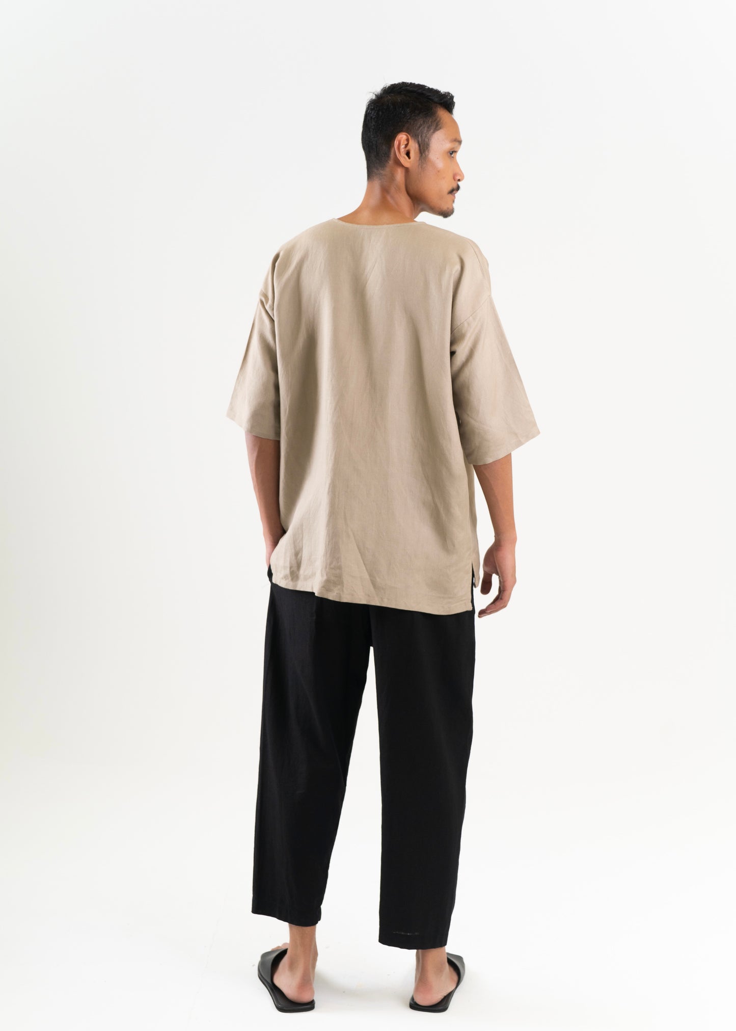 Ilham Top In Khaki