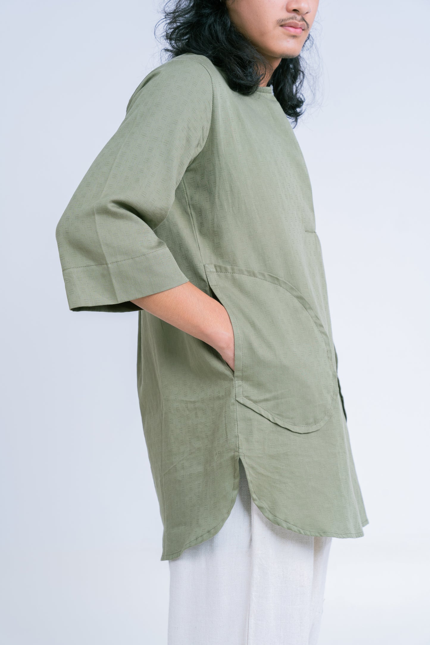 Sepupu Top In Olive