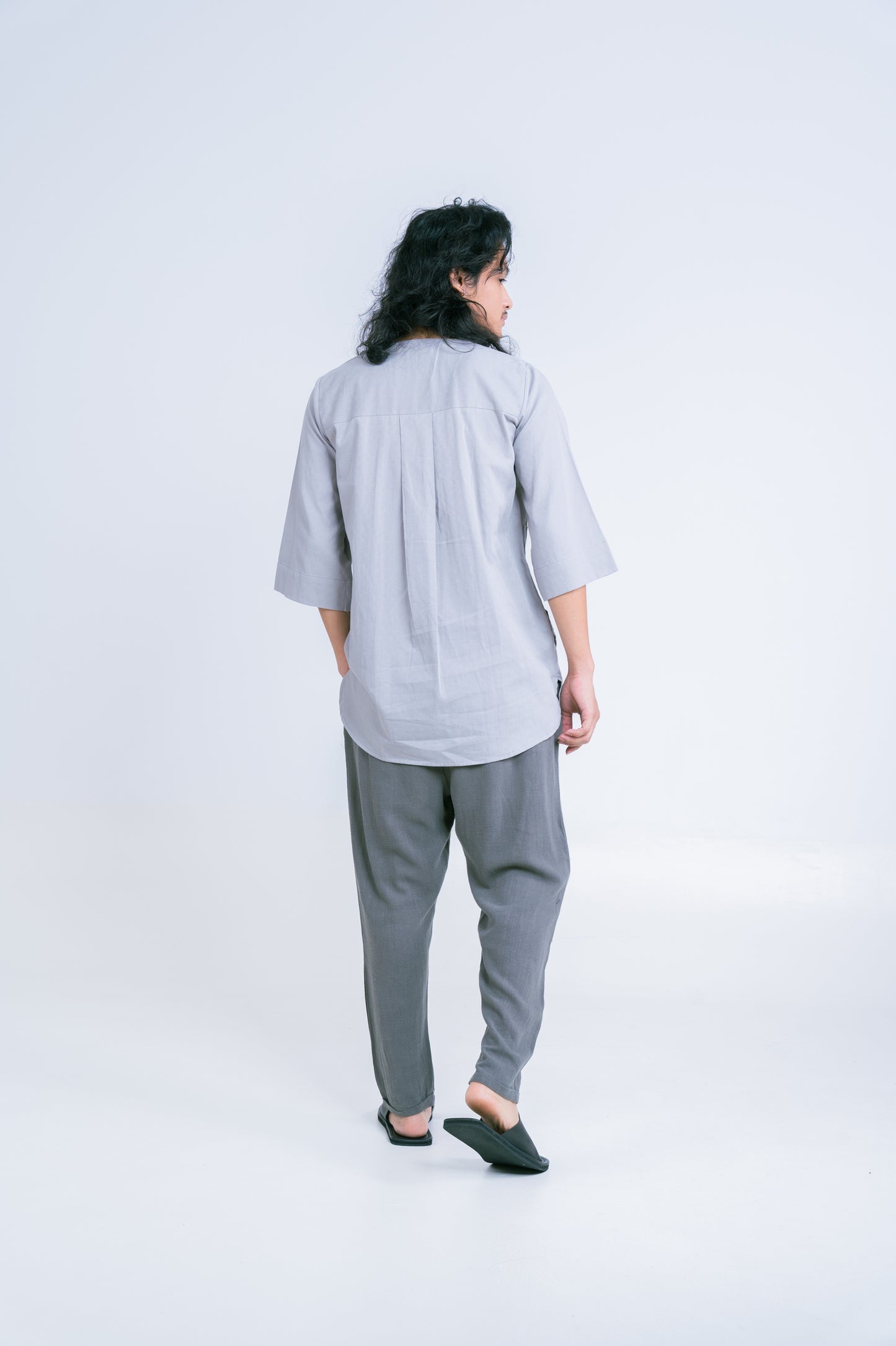Sepupu Top In Grey