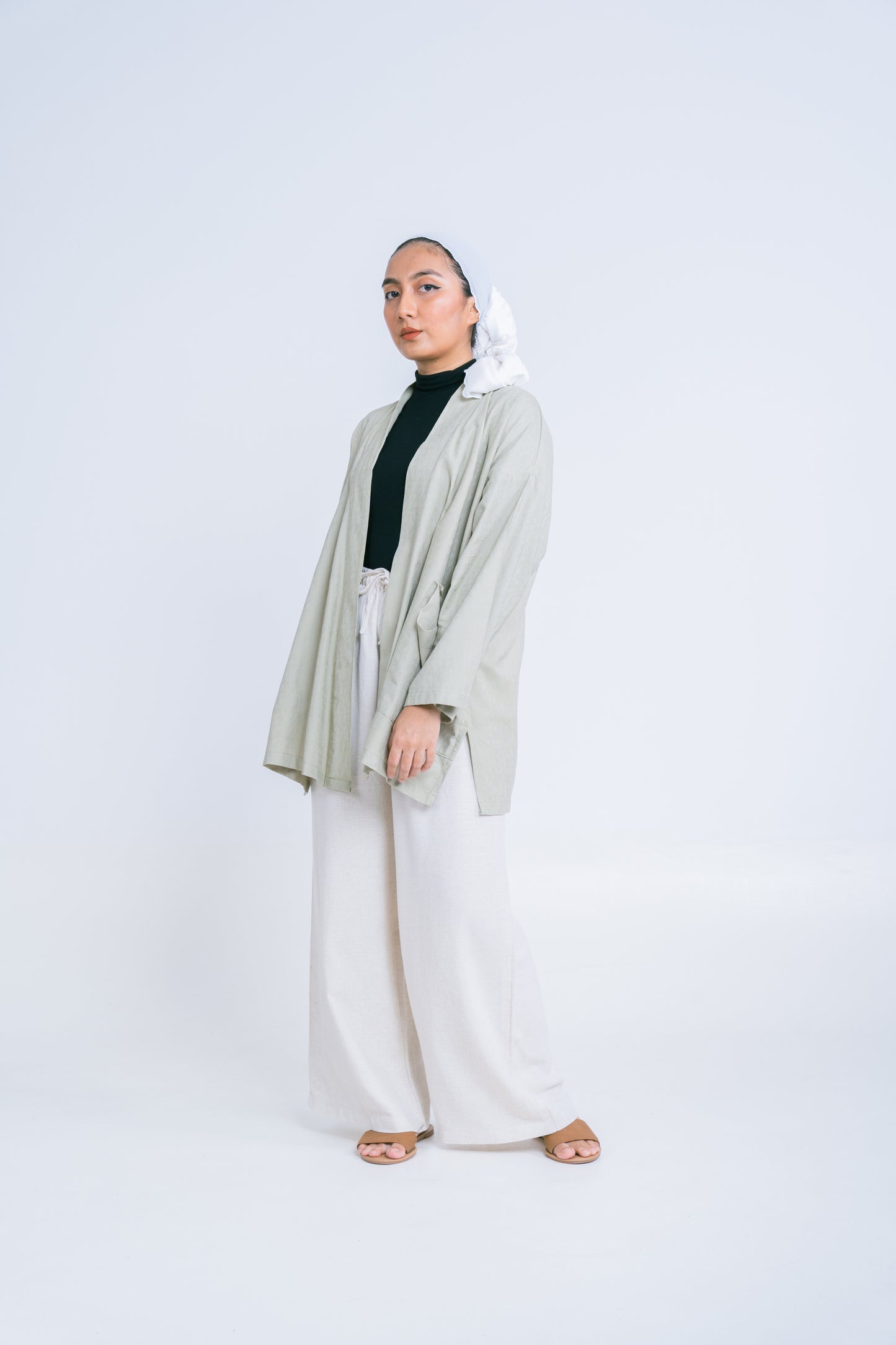 Mak Outer In Mint Green